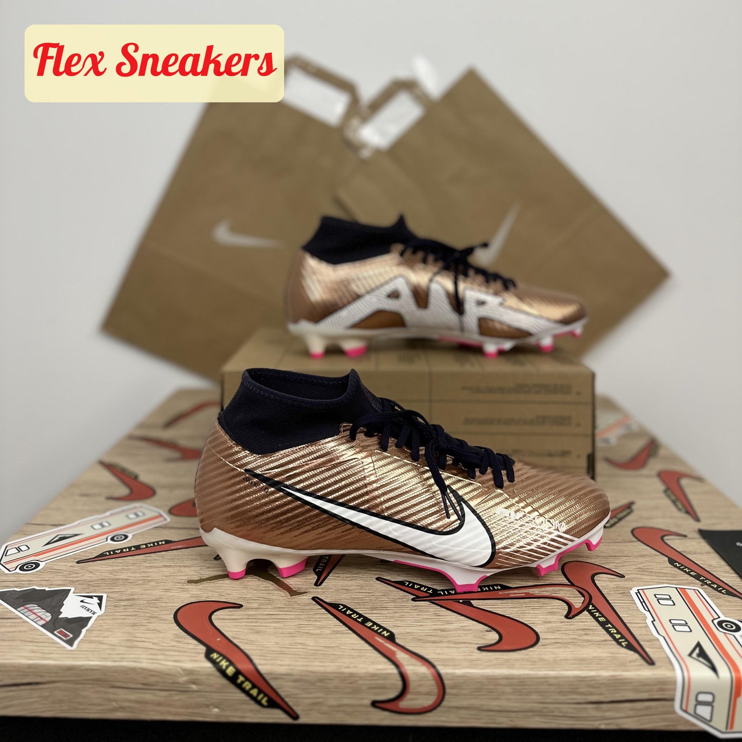 Zoom Superfly 9 Academy FG/MG Metallic-Copper