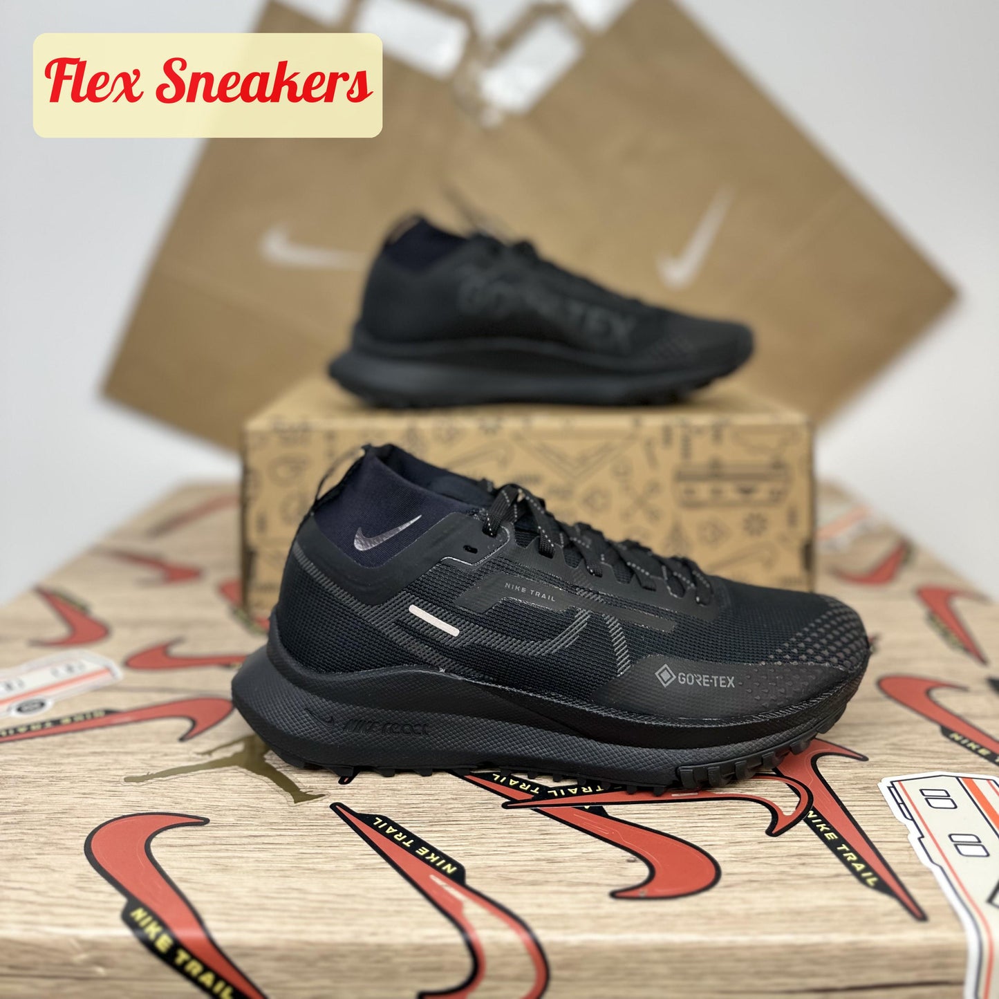React Pegasus Trail 4 GTX Black