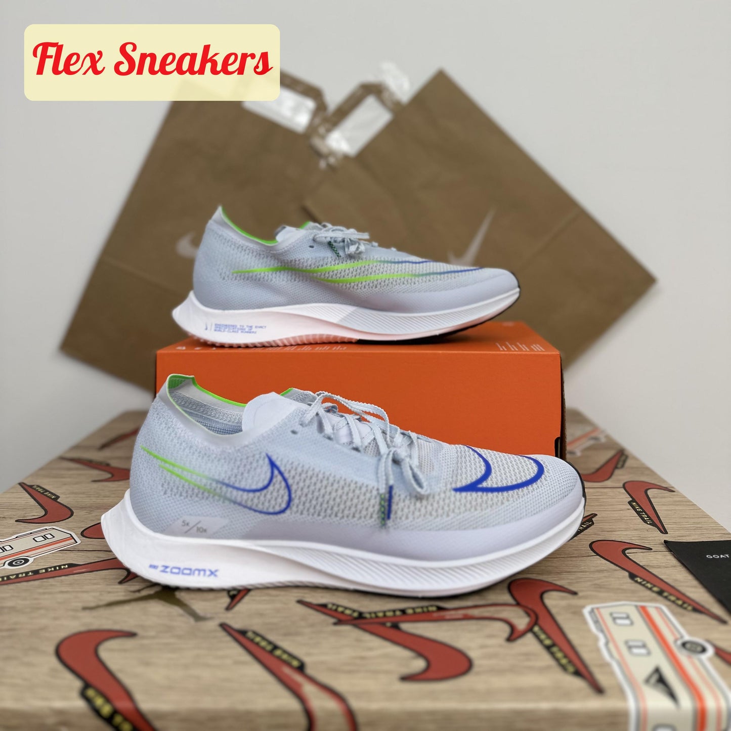 ZoomX Streakfly Grey/Green