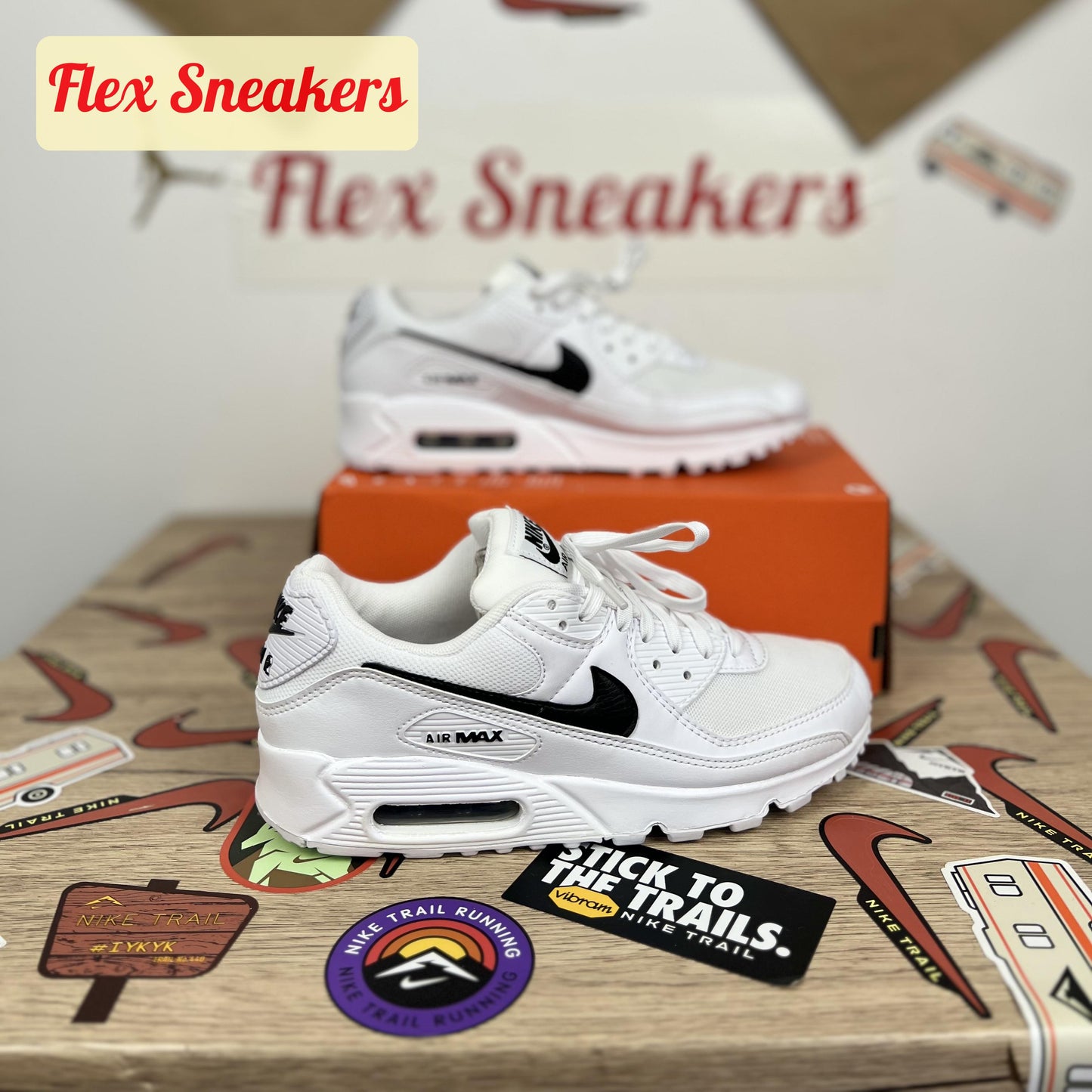 Air Max 90 White/Black