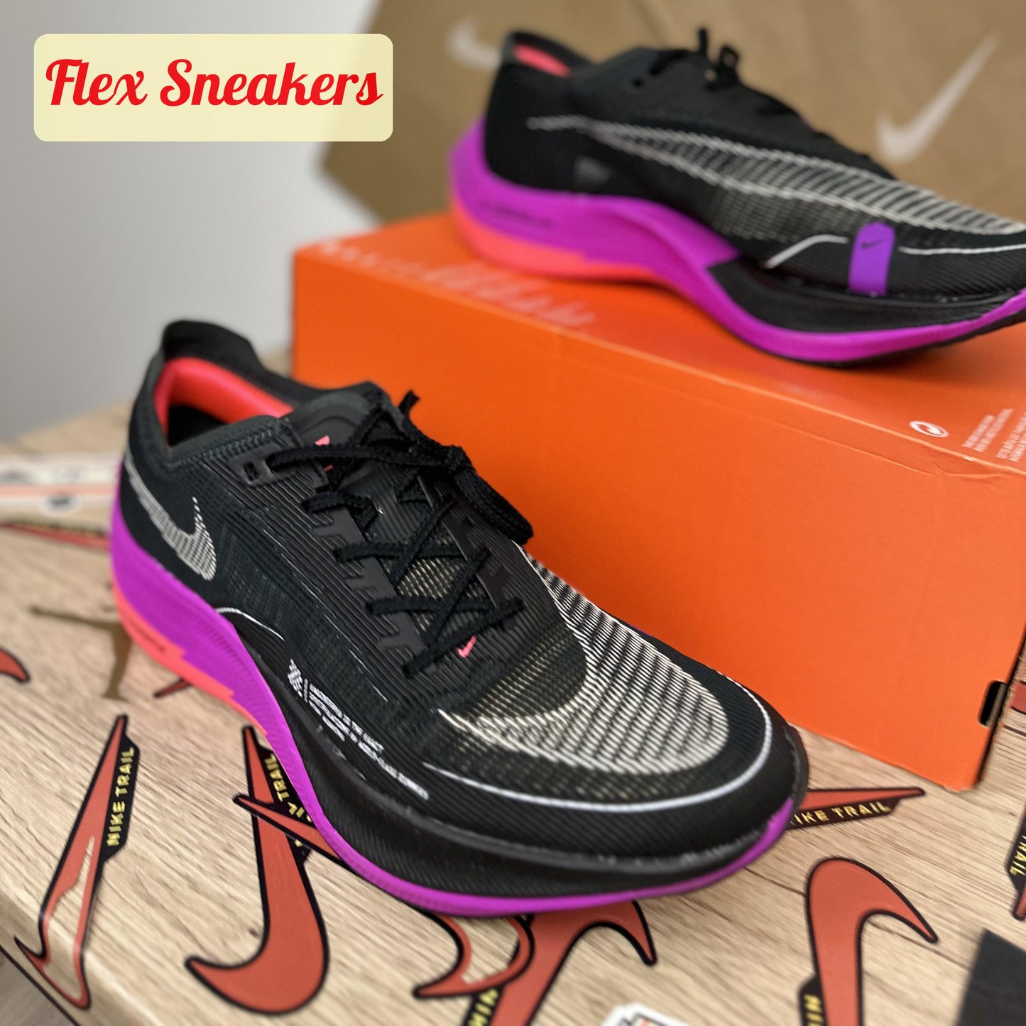 ZoomX Vaporfly Next% 2 Black/Flash-Crimson