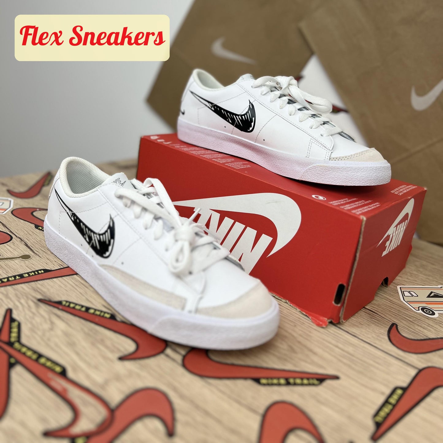 Blazer Low '77 GS White/Black