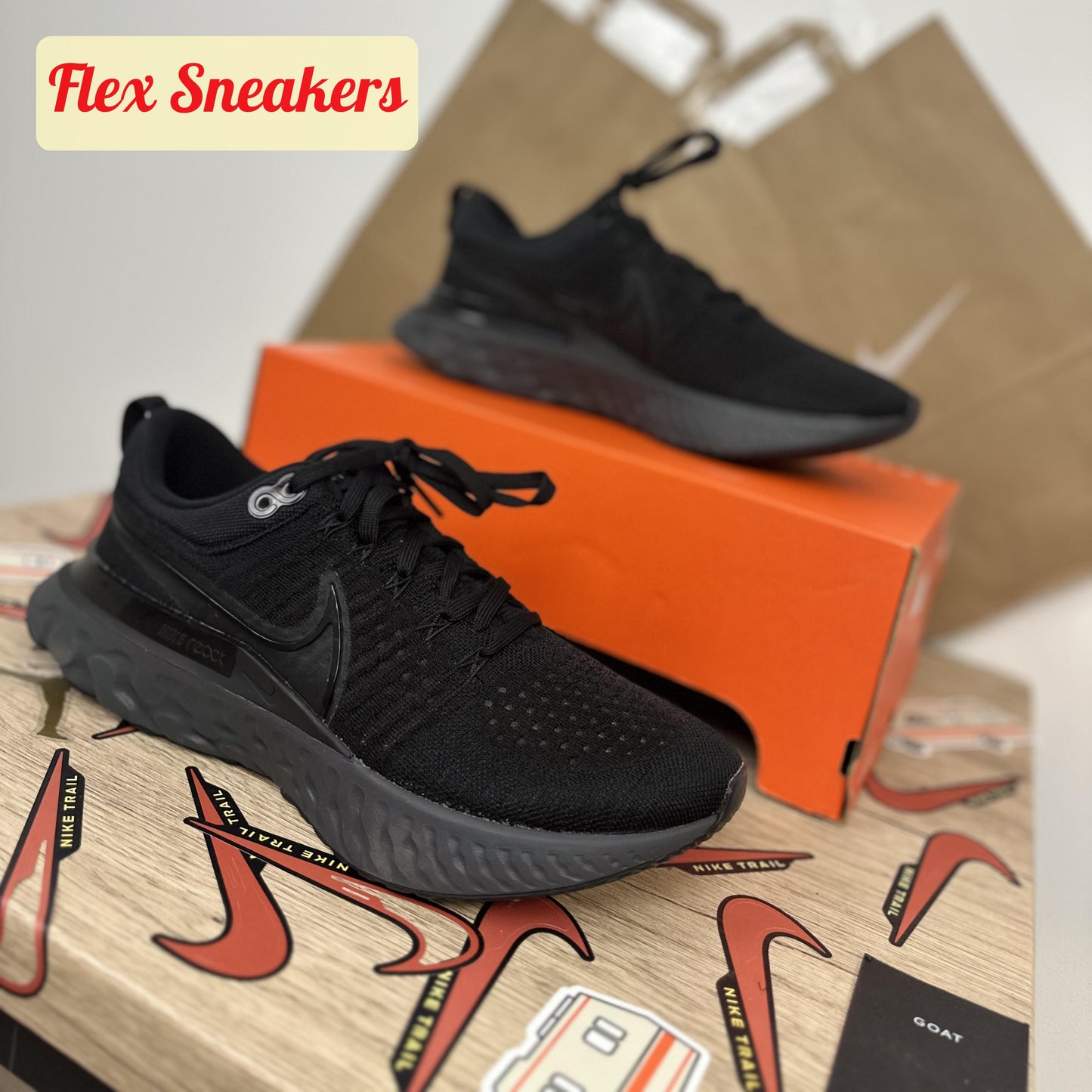 React Infinity Run FK 2 Black/Iron-Grey