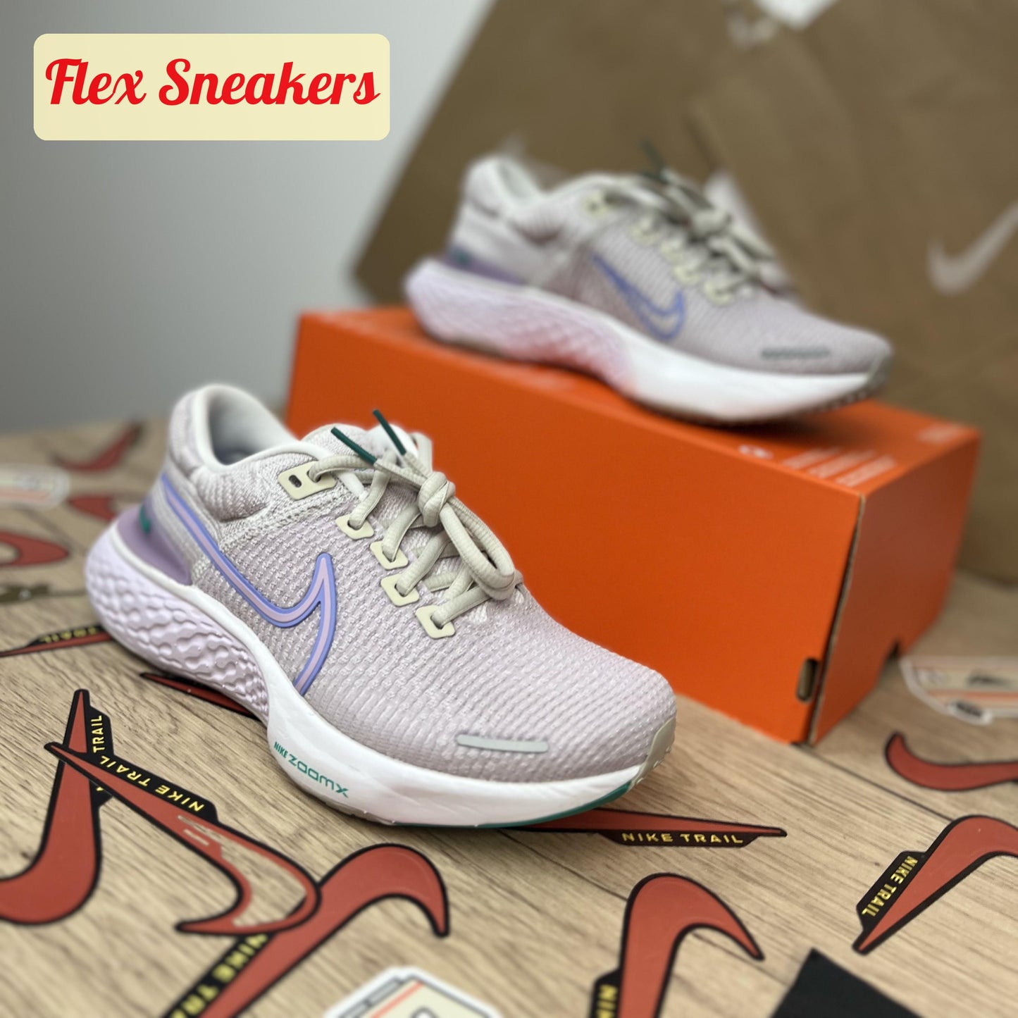 W ZoomX Invincible Run Flyknit 2 Doll-Neptune/Green