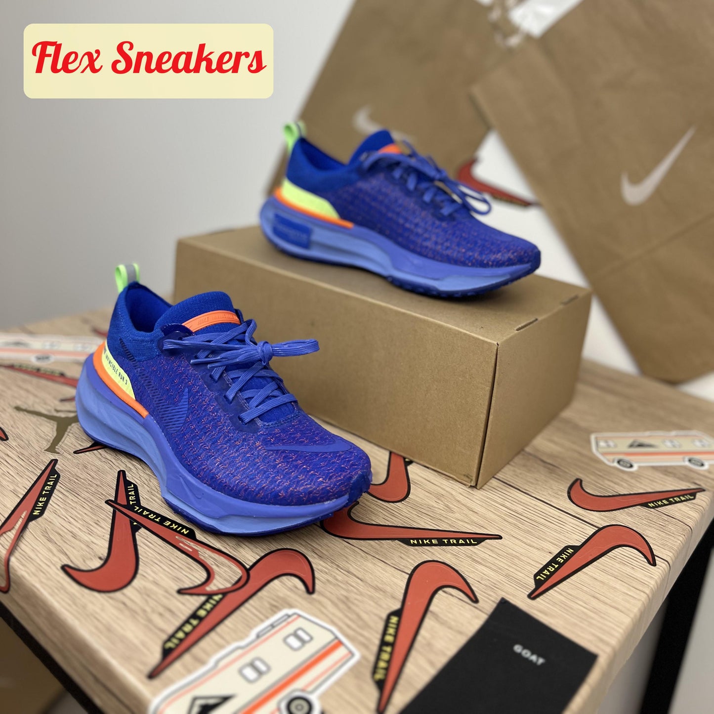 W ZoomX Invincible Run FK 3 Racer-Blue