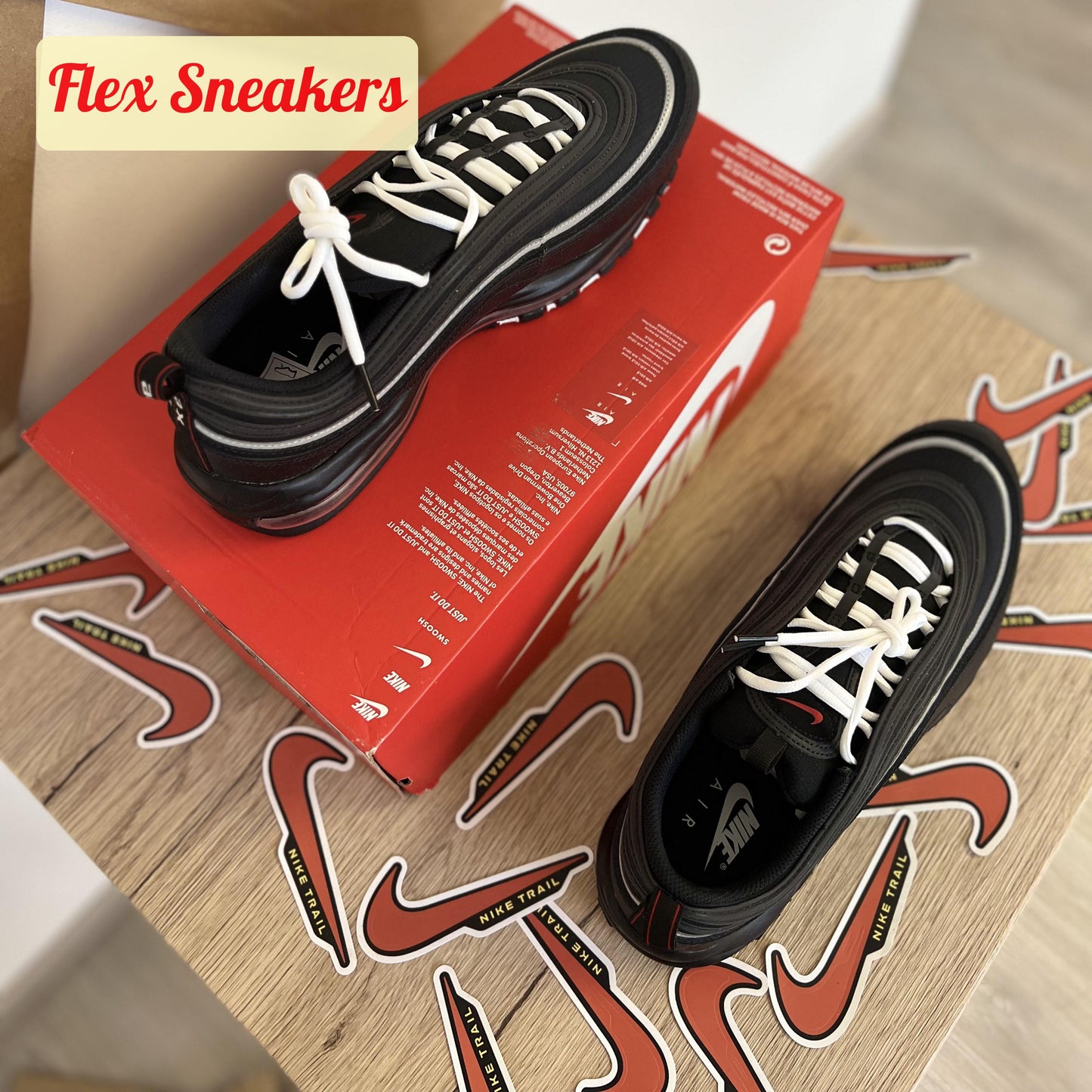 Air Max 97 Black/Sport-Red