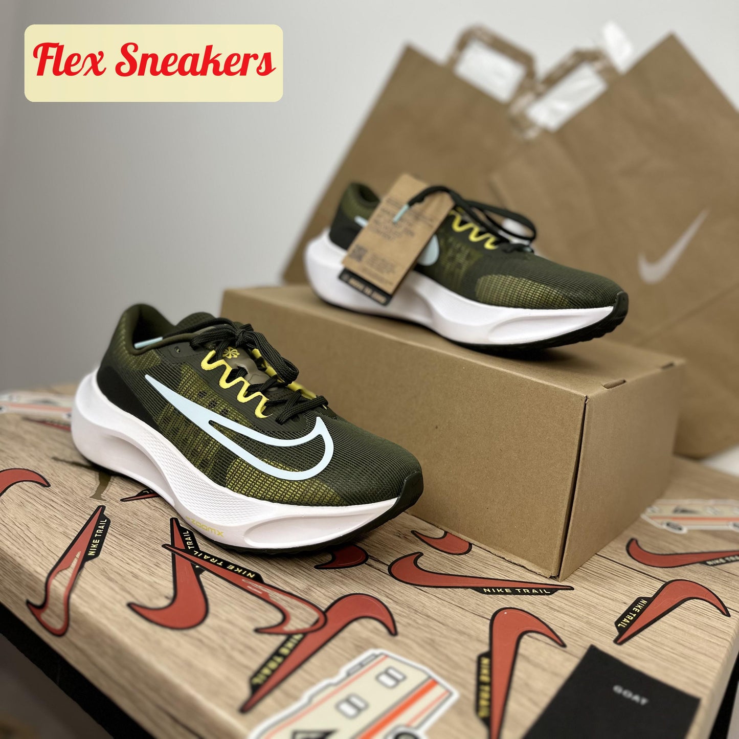 Zoom Fly 5 Cargo-Khaki