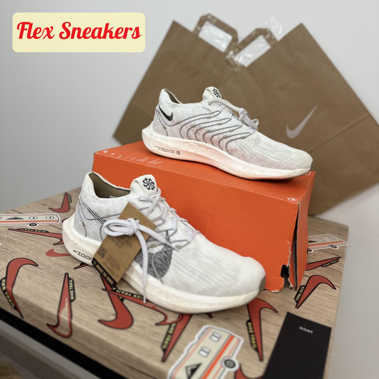 Pegasus Turbo Next Nature White/Iron-Grey