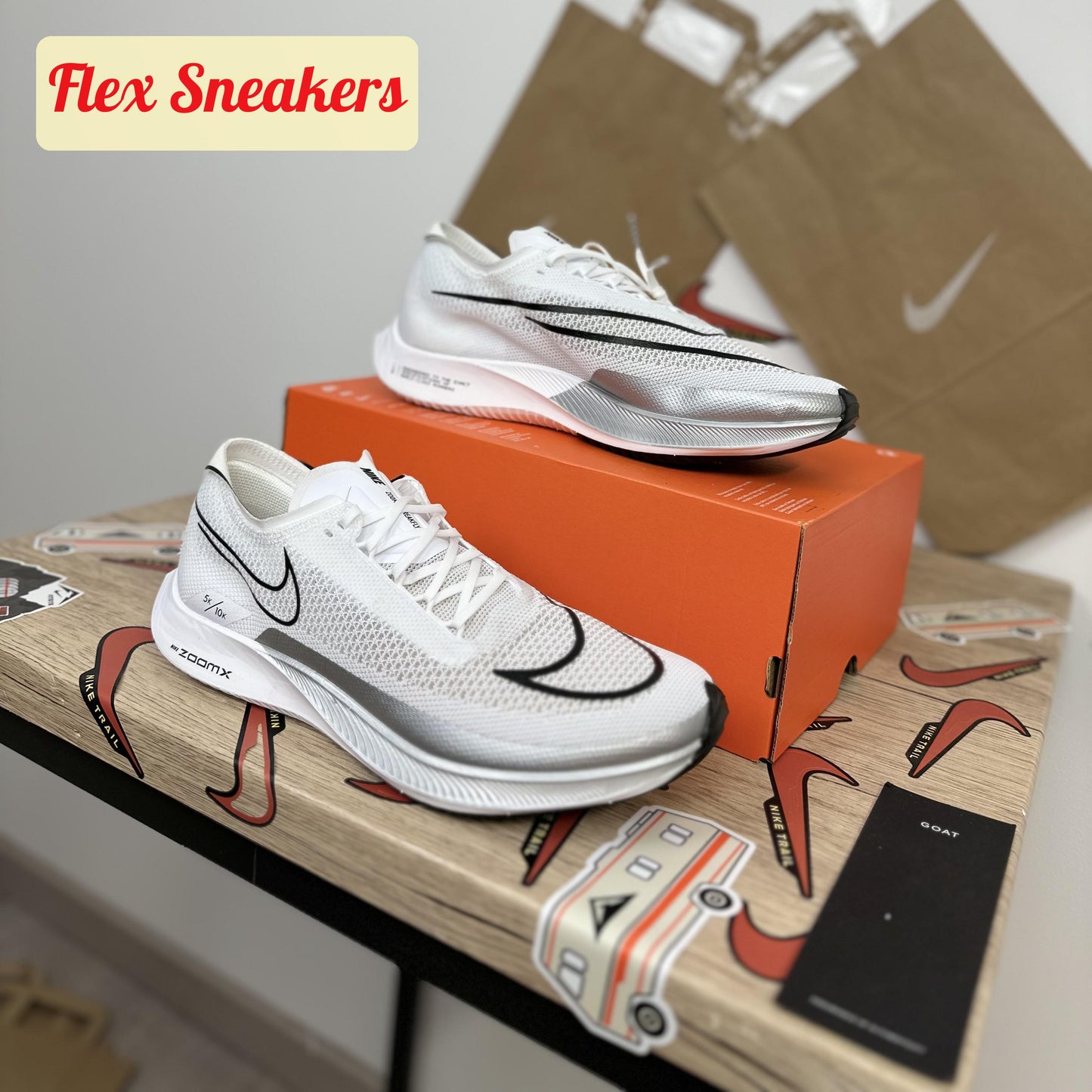 ZoomX Streakfly White/Silver