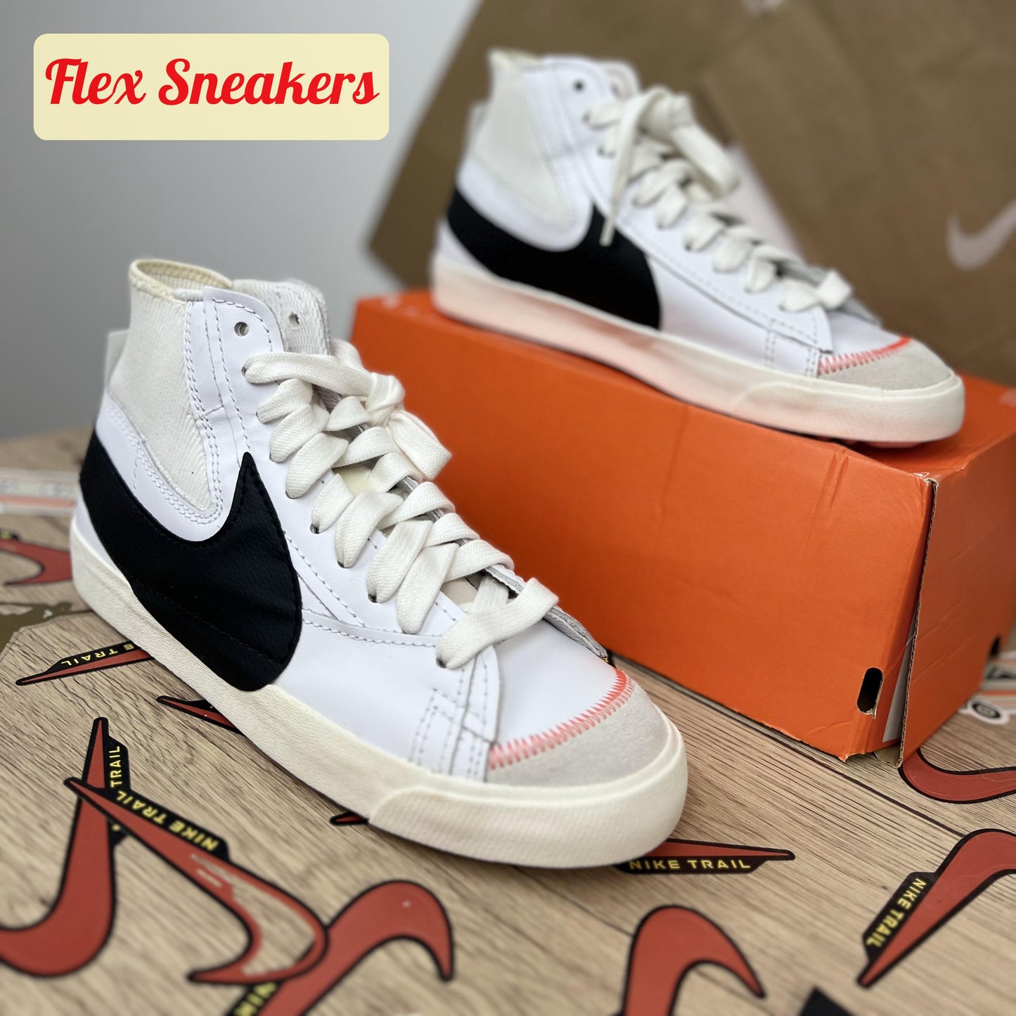 Blazer Mid '77 Jumbo White/Black