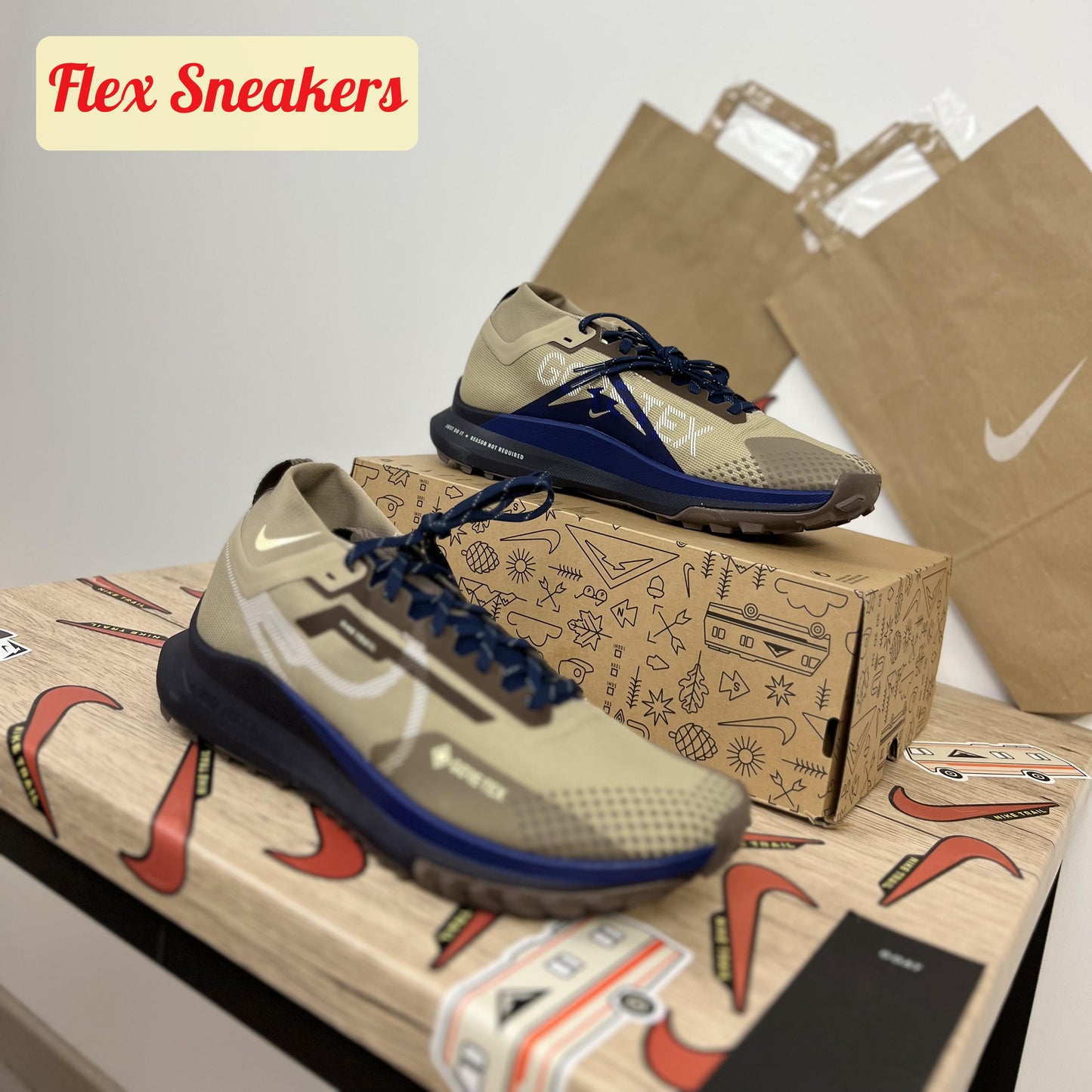 React Peg Trail 4 GTX SU Khaki