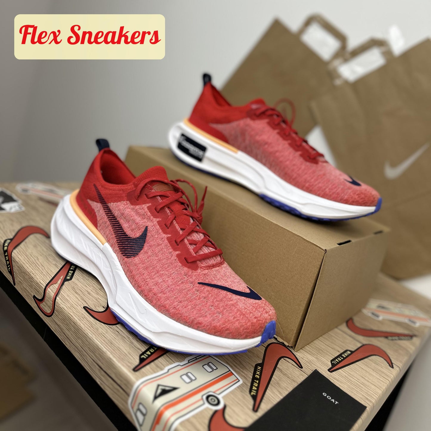 ZoomX Invincible Run FK 3 Red/Midnight