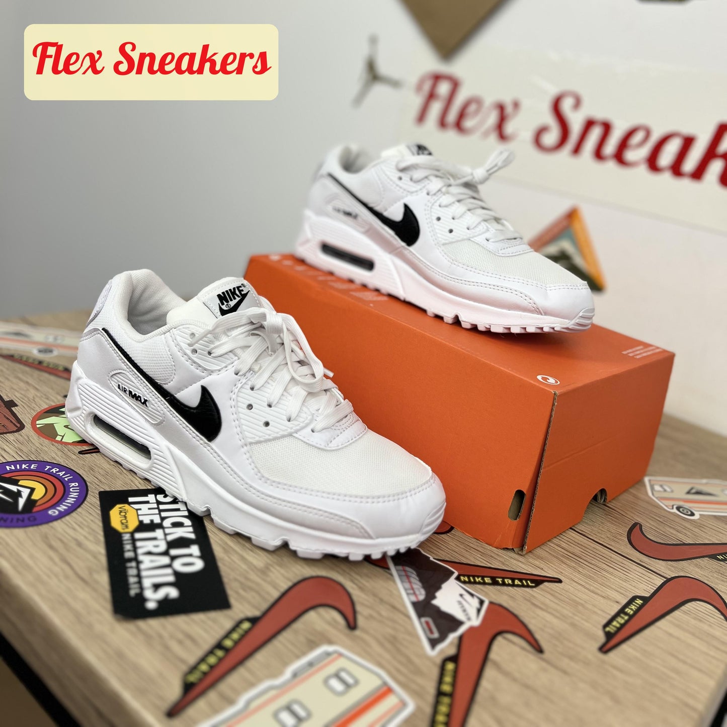 Air Max 90 White/Black