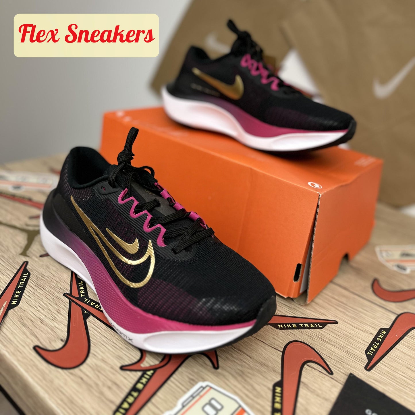 Zoom Fly 5 Black/Metallic-Gold