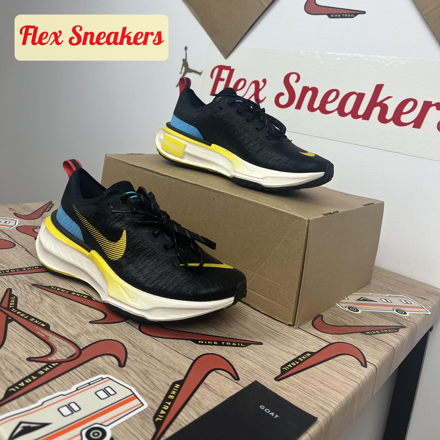 ZoomX Invincible Run FK 3 Black/Yellow