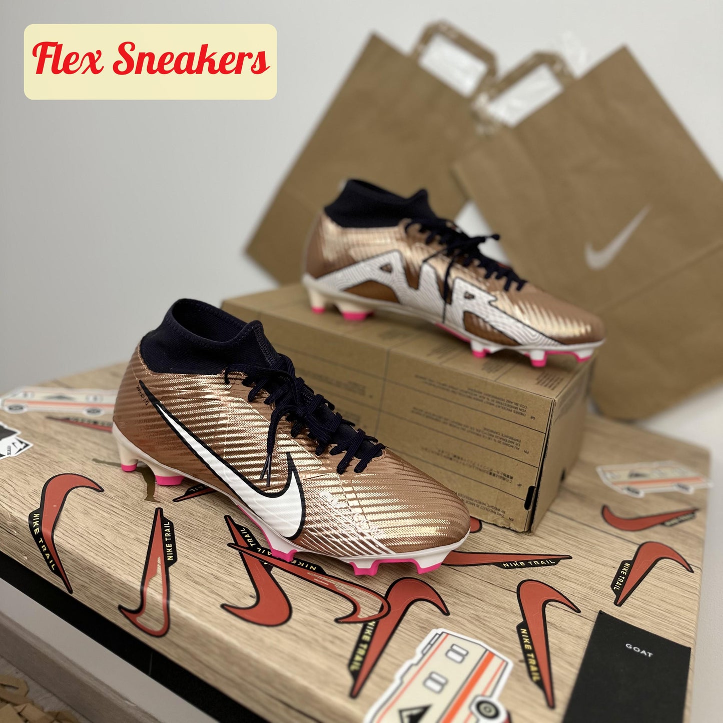 Zoom Superfly 9 Academy FG/MG Metallic-Copper