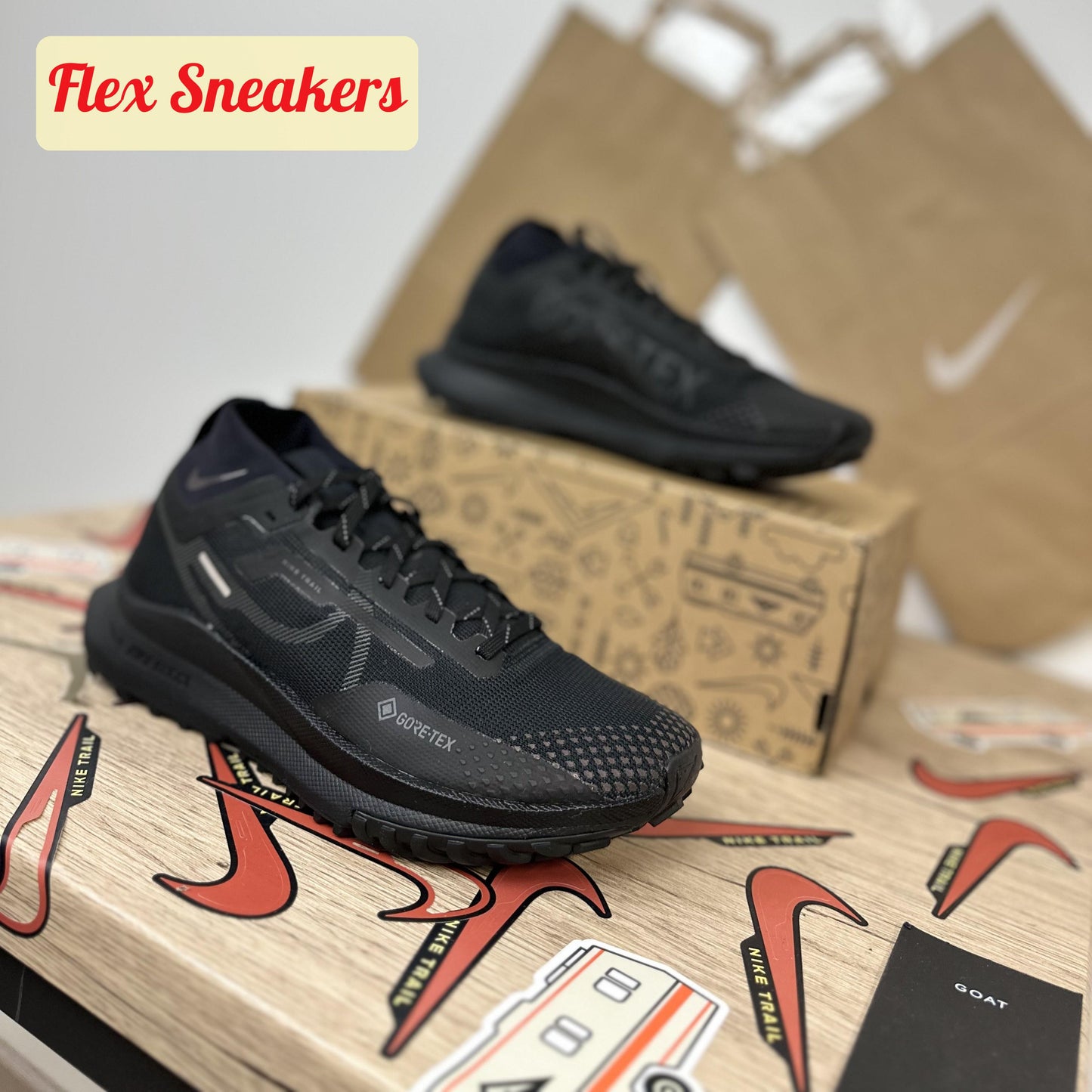 React Pegasus Trail 4 GTX Black