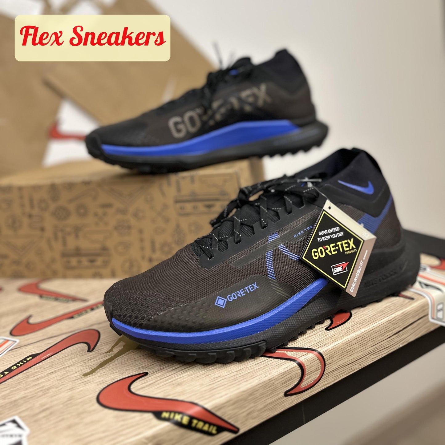 React Pegasus Trail 4 GTX Velvet-Brown/Blue