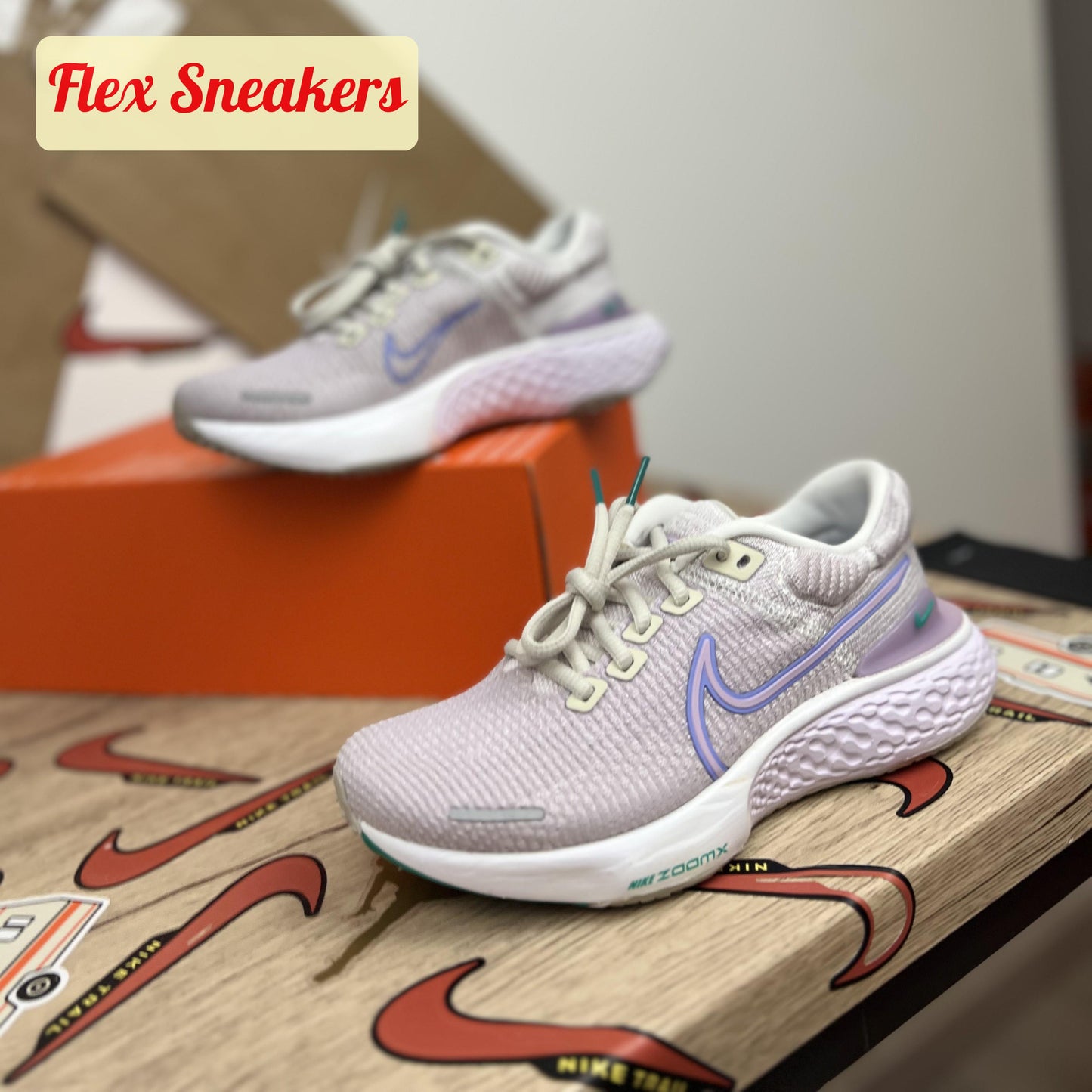 W ZoomX Invincible Run Flyknit 2 Doll-Neptune/Green