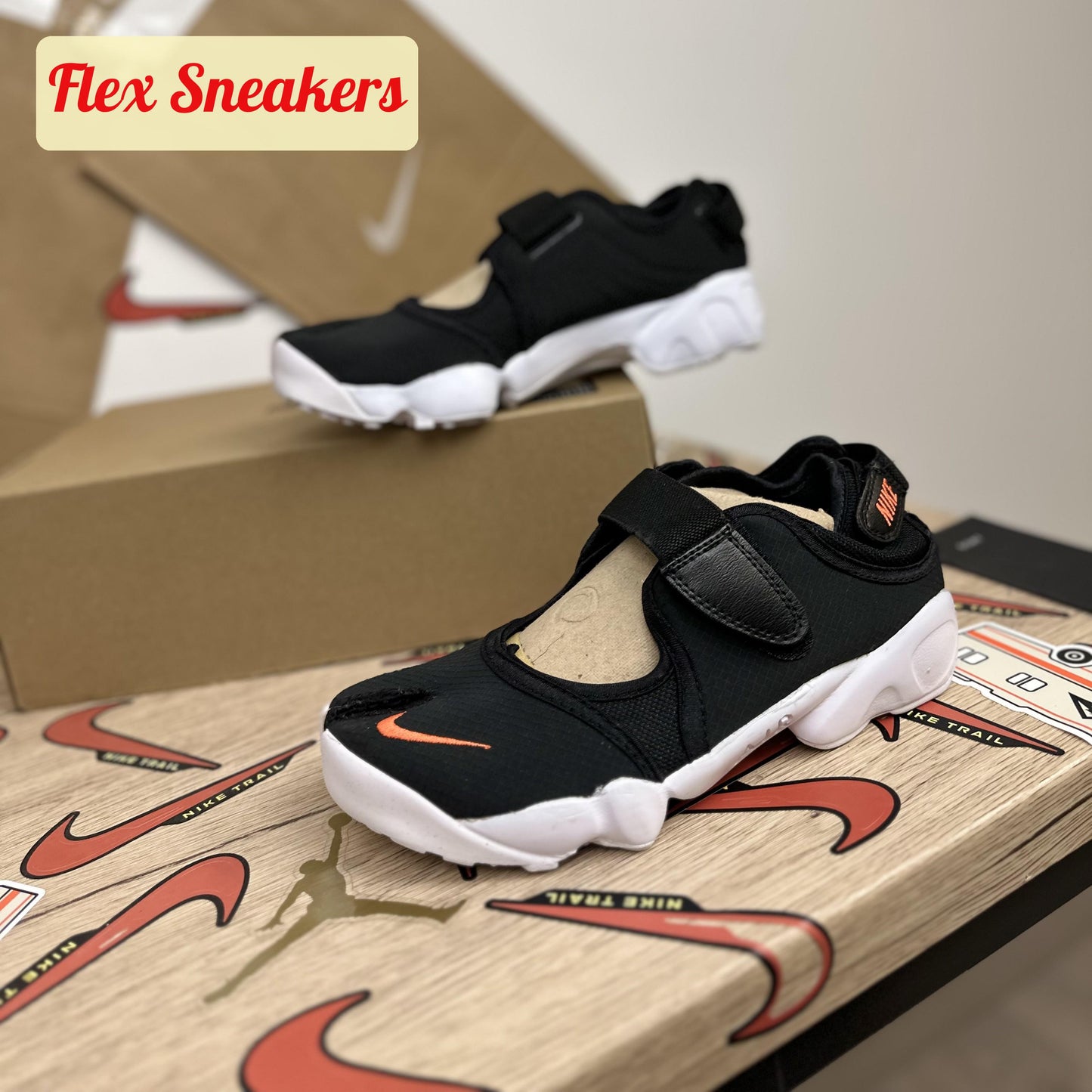 Air Rift BR Black/Orange