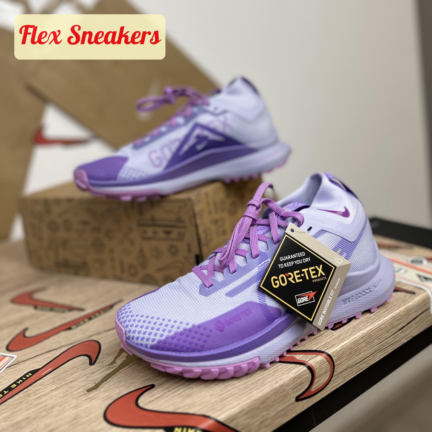 React Pegasus Trail 4 GTX Oxygen-Purple