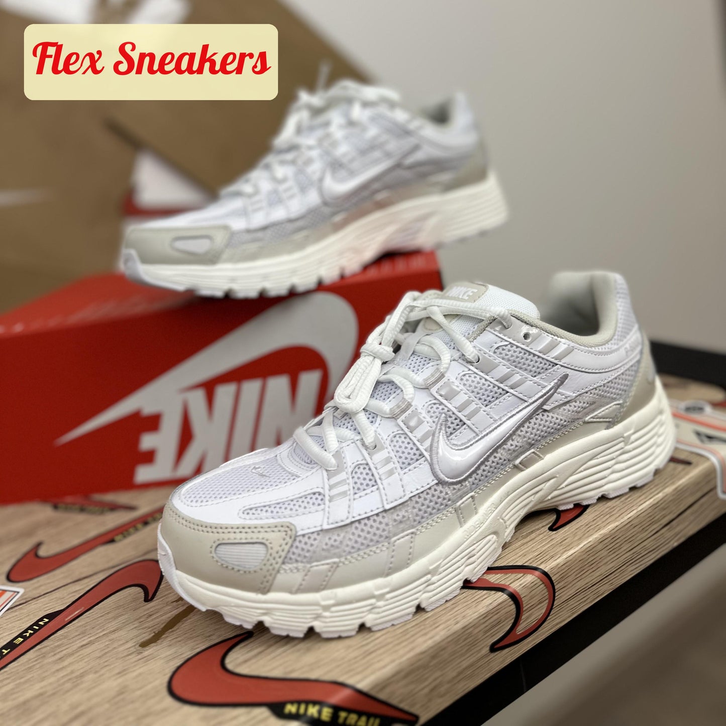 Nike P-6000 White/Grey