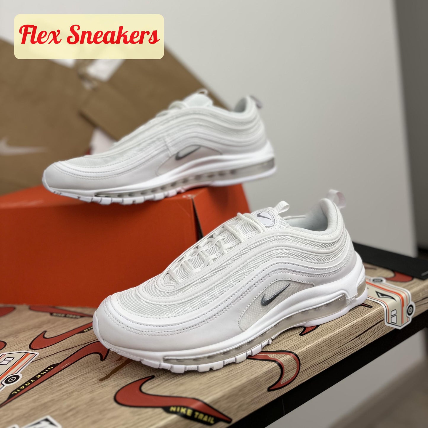 Nike Air Max 97 White/Wolf-Grey