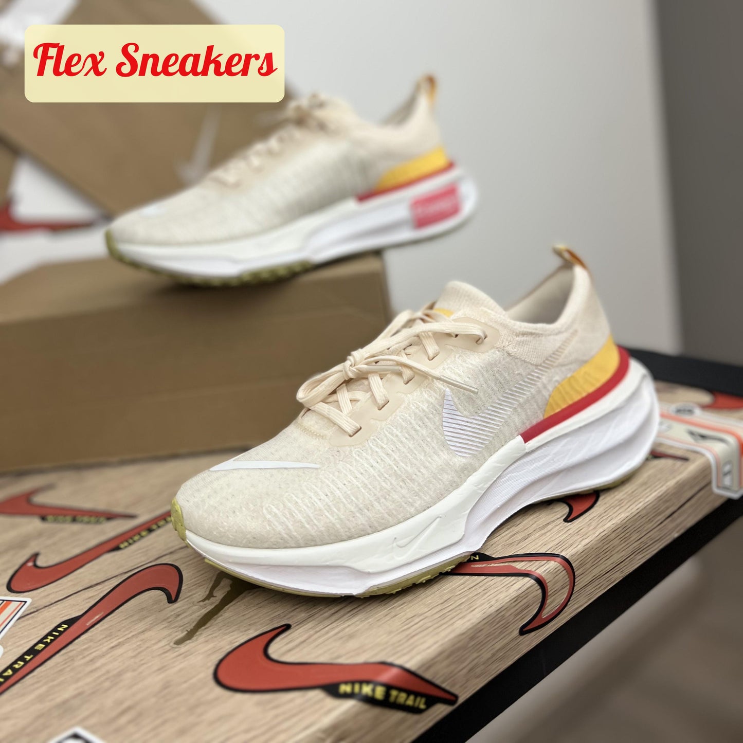W ZoomX Invincible Run FK 3 Coconut-Milk