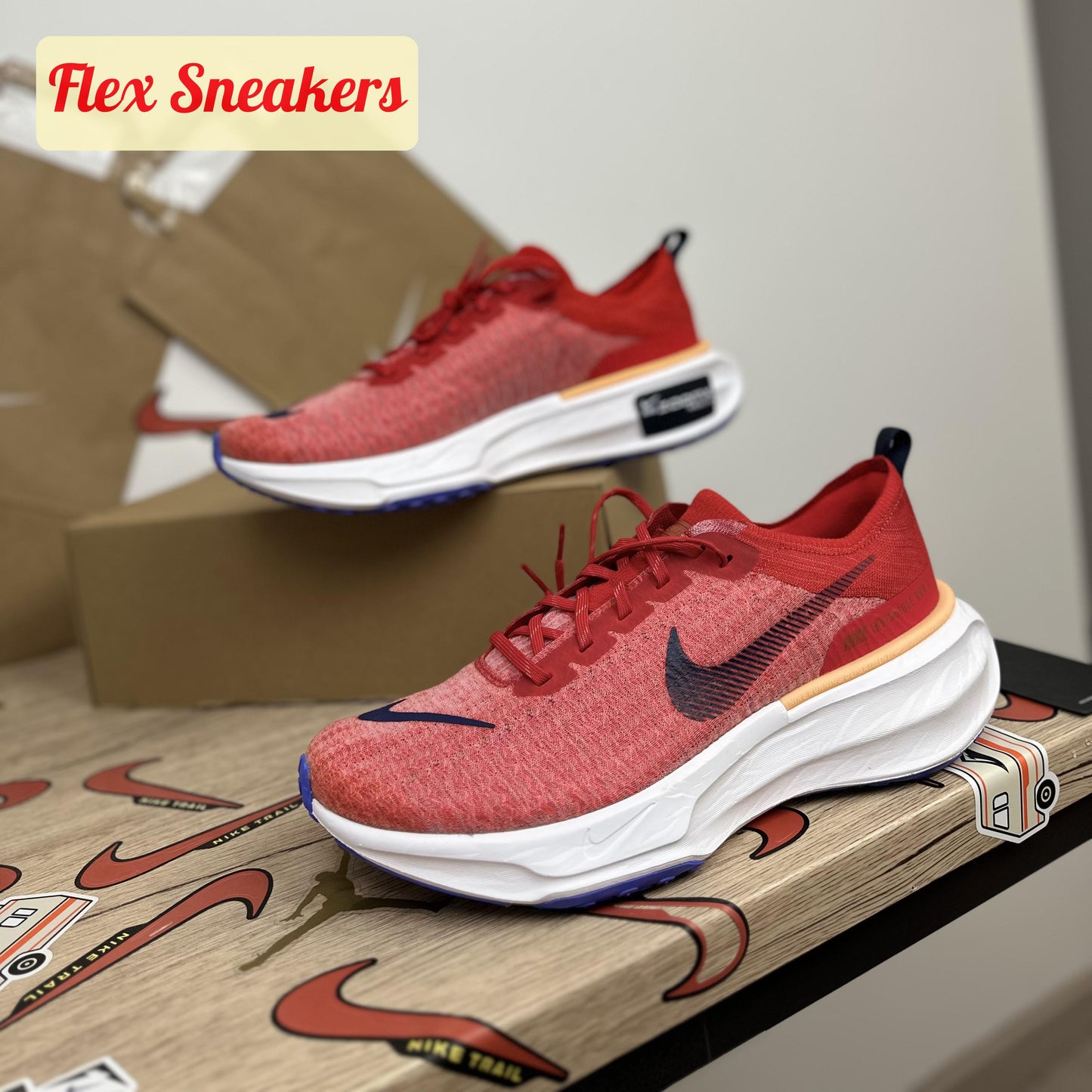 ZoomX Invincible Run FK 3 Red/Midnight