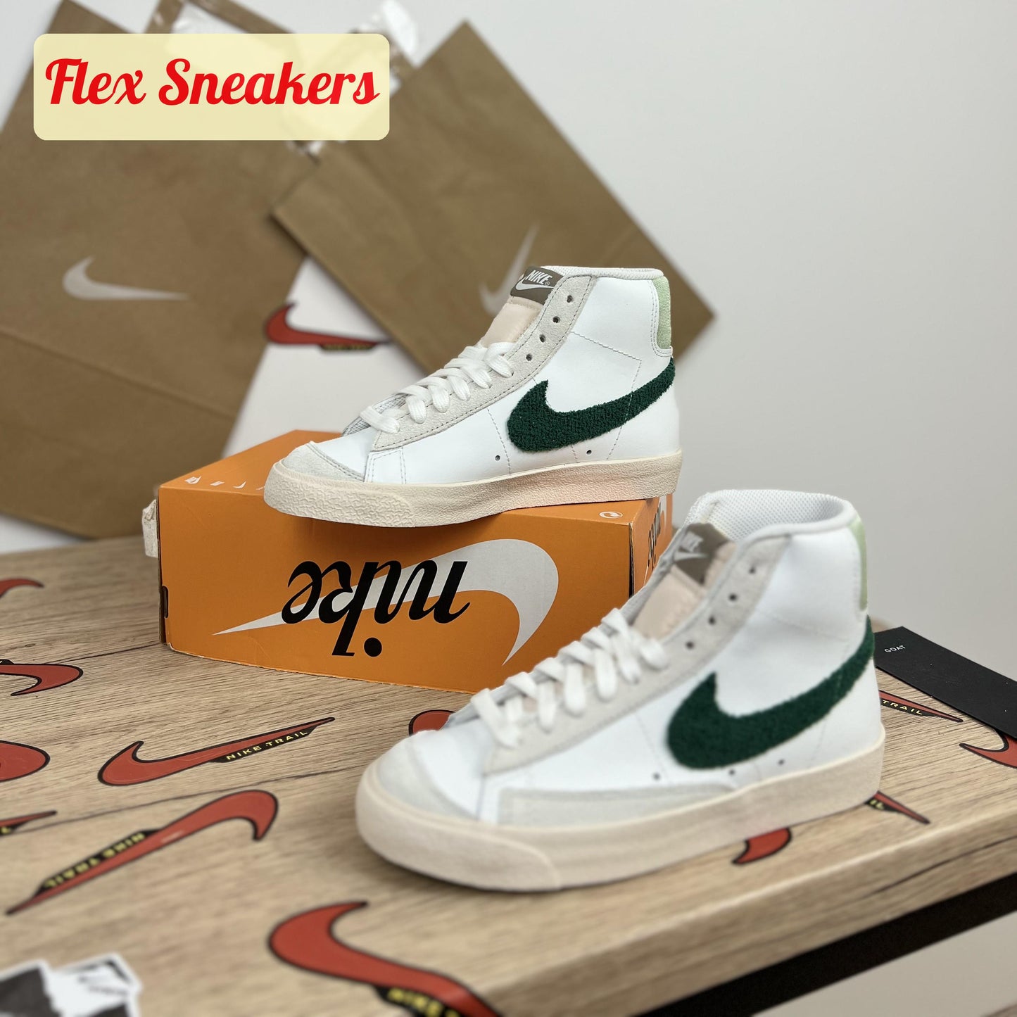 W Blazer Mid '77 Vintage Summit-White