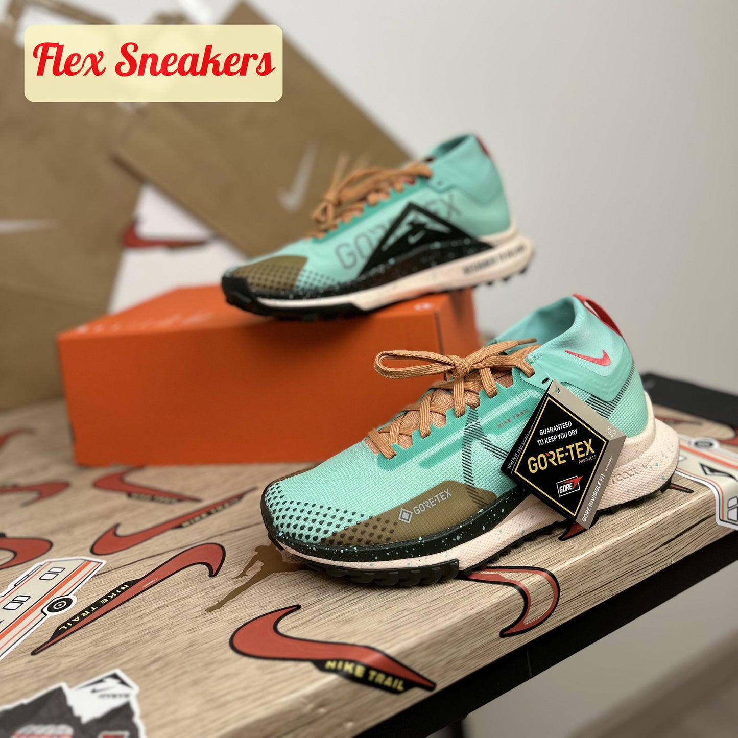 React Pegasus Trail 4 GTX Emerald