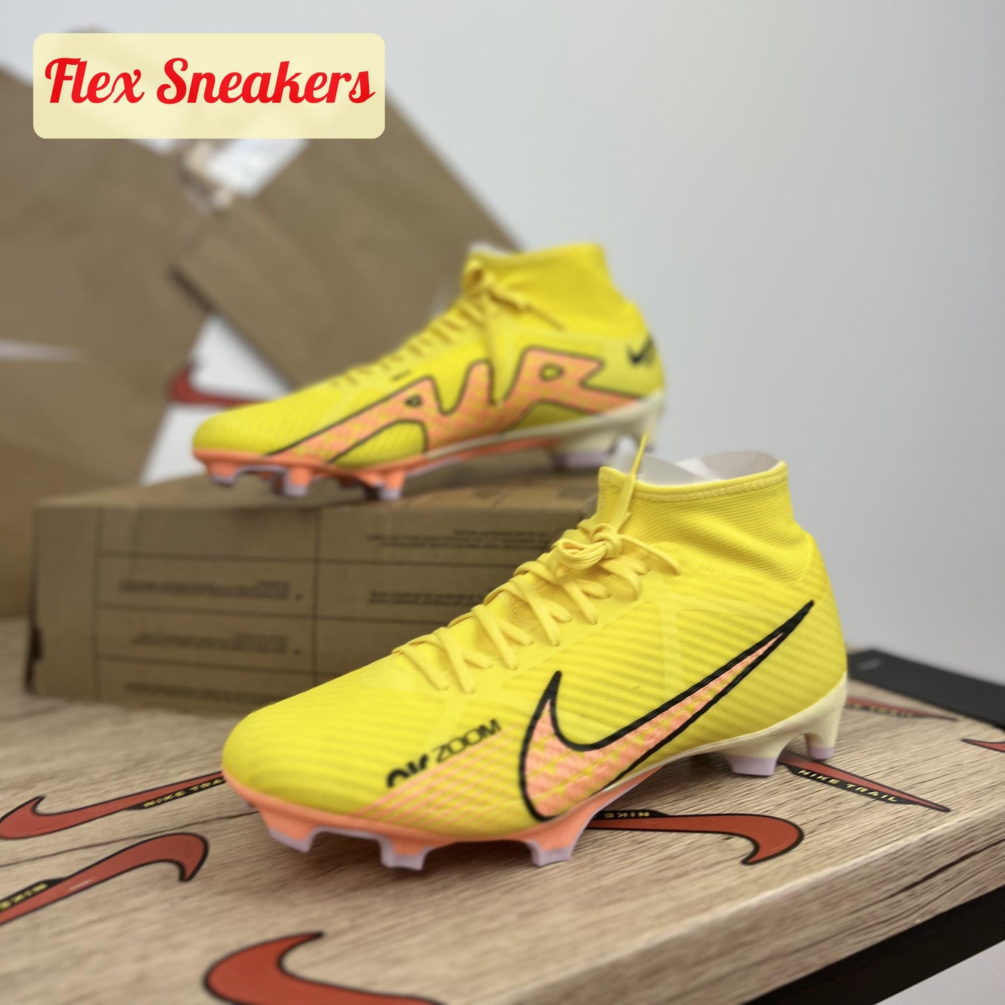 Zoom Superfly 9 Academy FG/MG Yellow-Strike