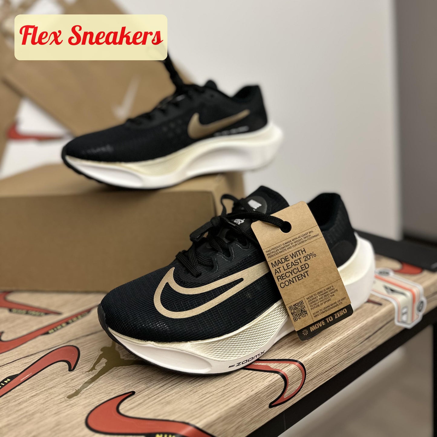 Zoom Fly 5 Black/Metallic-Gold