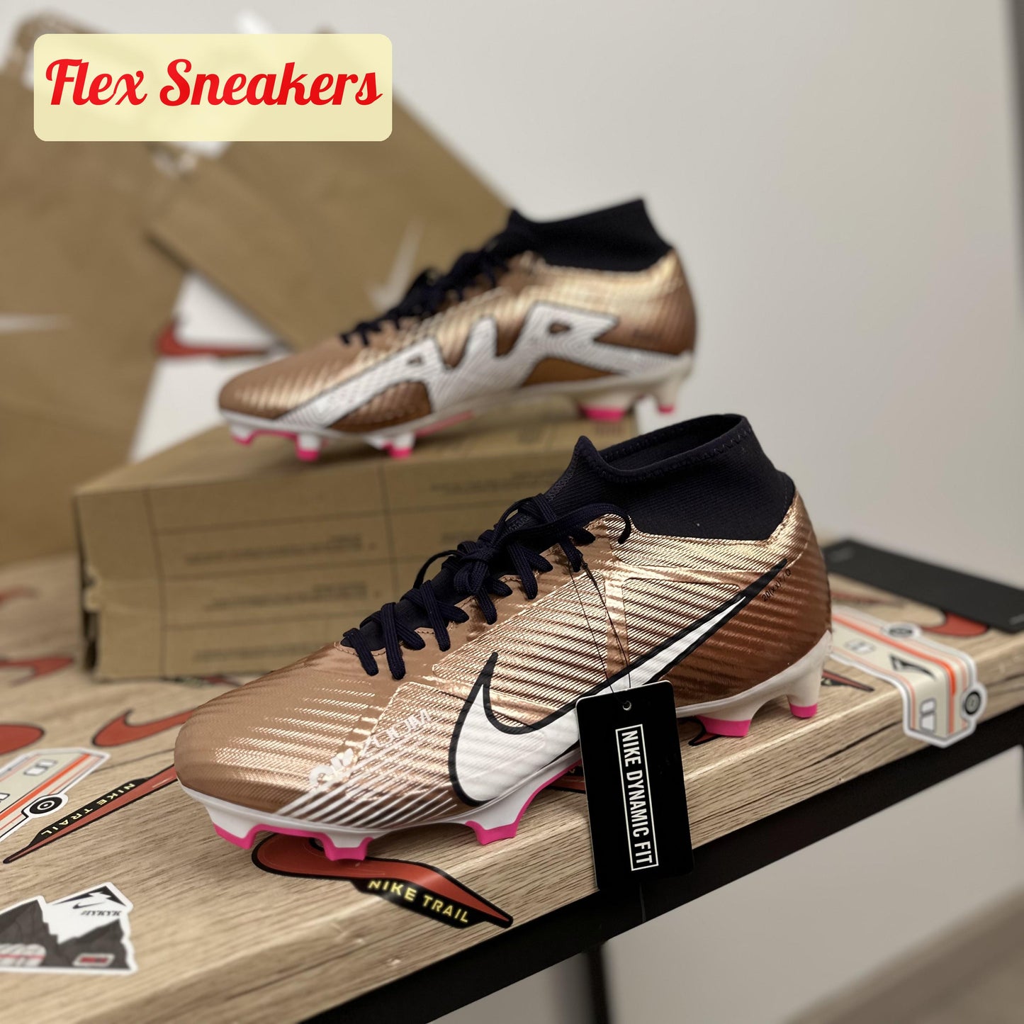 Zoom Superfly 9 Academy FG/MG Metallic-Copper