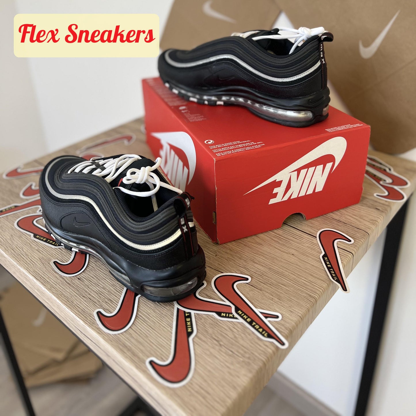 Air Max 97 Black/Sport-Red