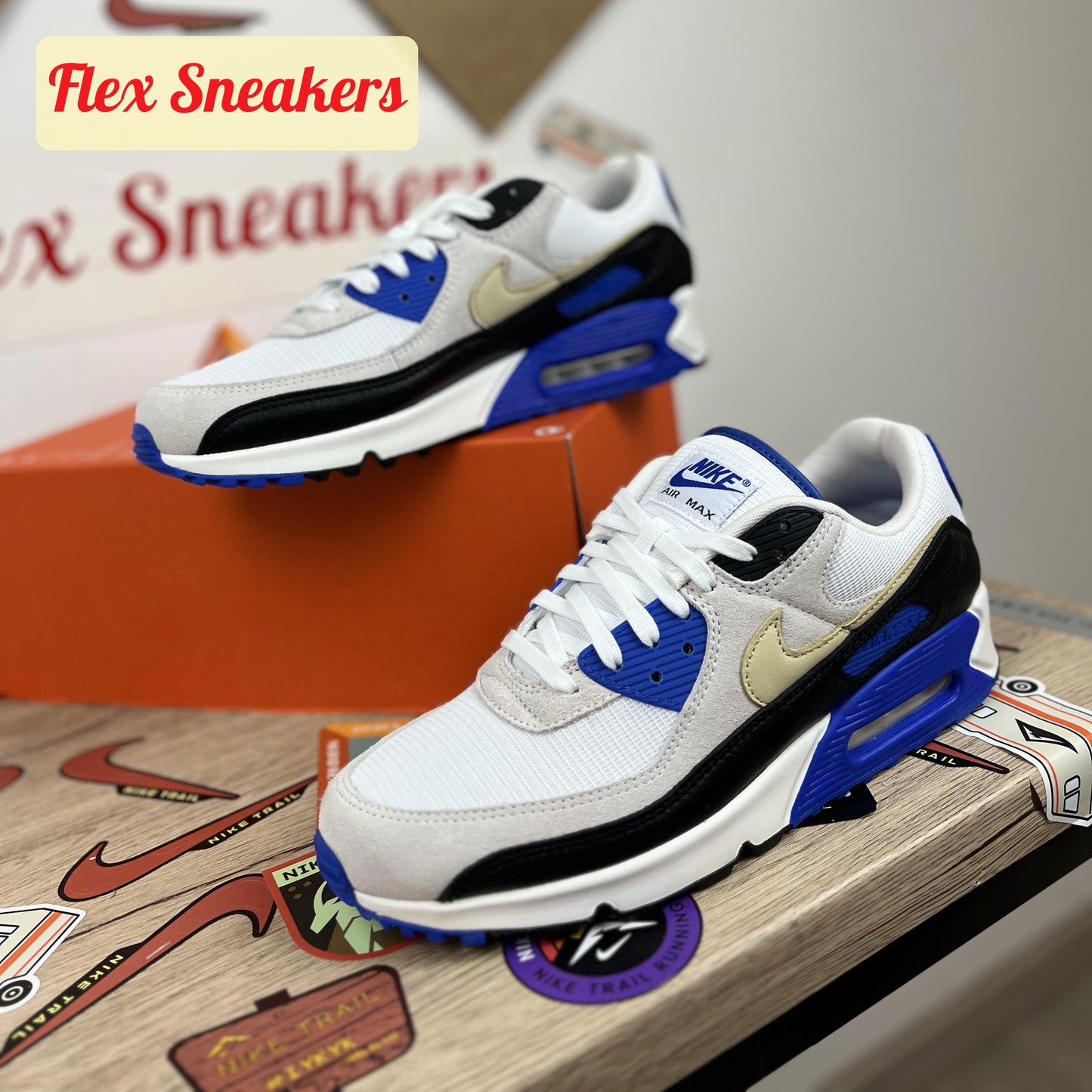 Air Max 90 NN White/Metalic-Gold