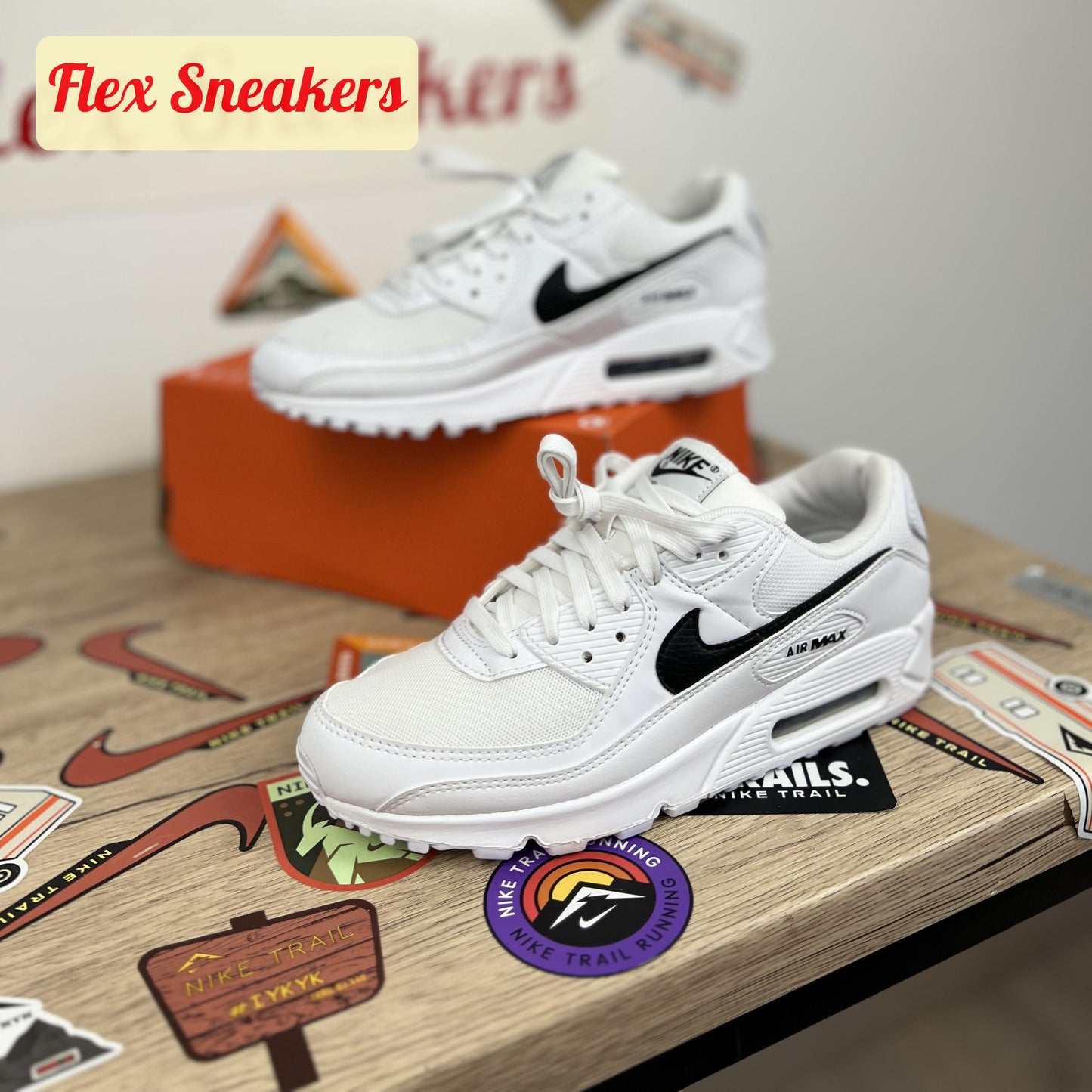 Air Max 90 White/Black