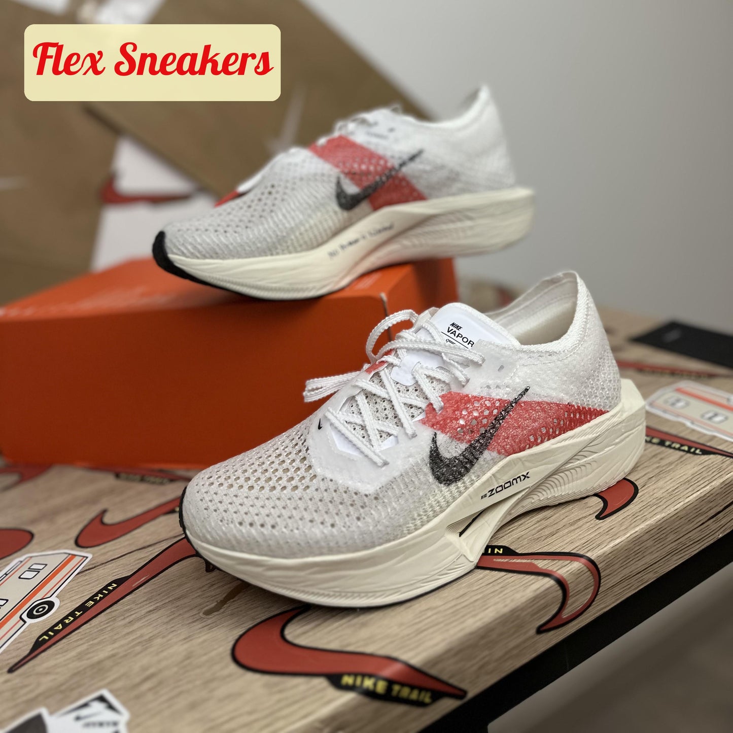 ZoomX Vaporfly Next% 3 EK White/Red