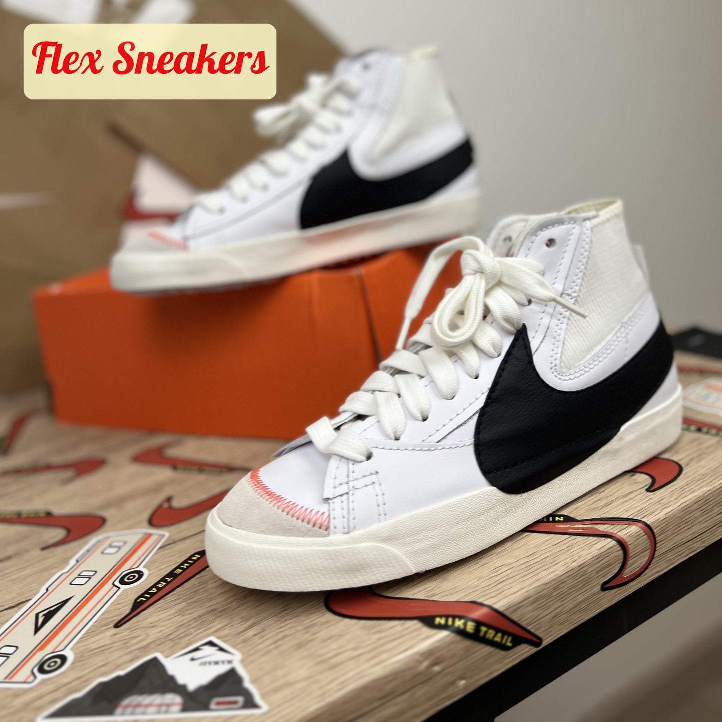 Blazer Mid '77 Jumbo White/Black