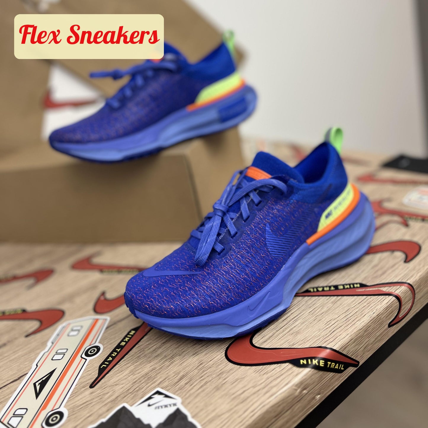 W ZoomX Invincible Run FK 3 Racer-Blue