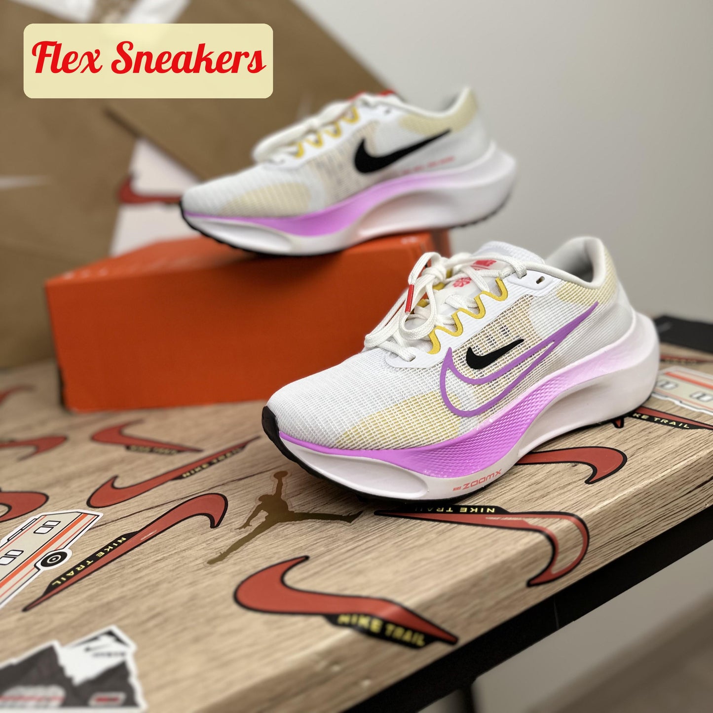 Zoom Fly 5 White/Rush-Fuchsia