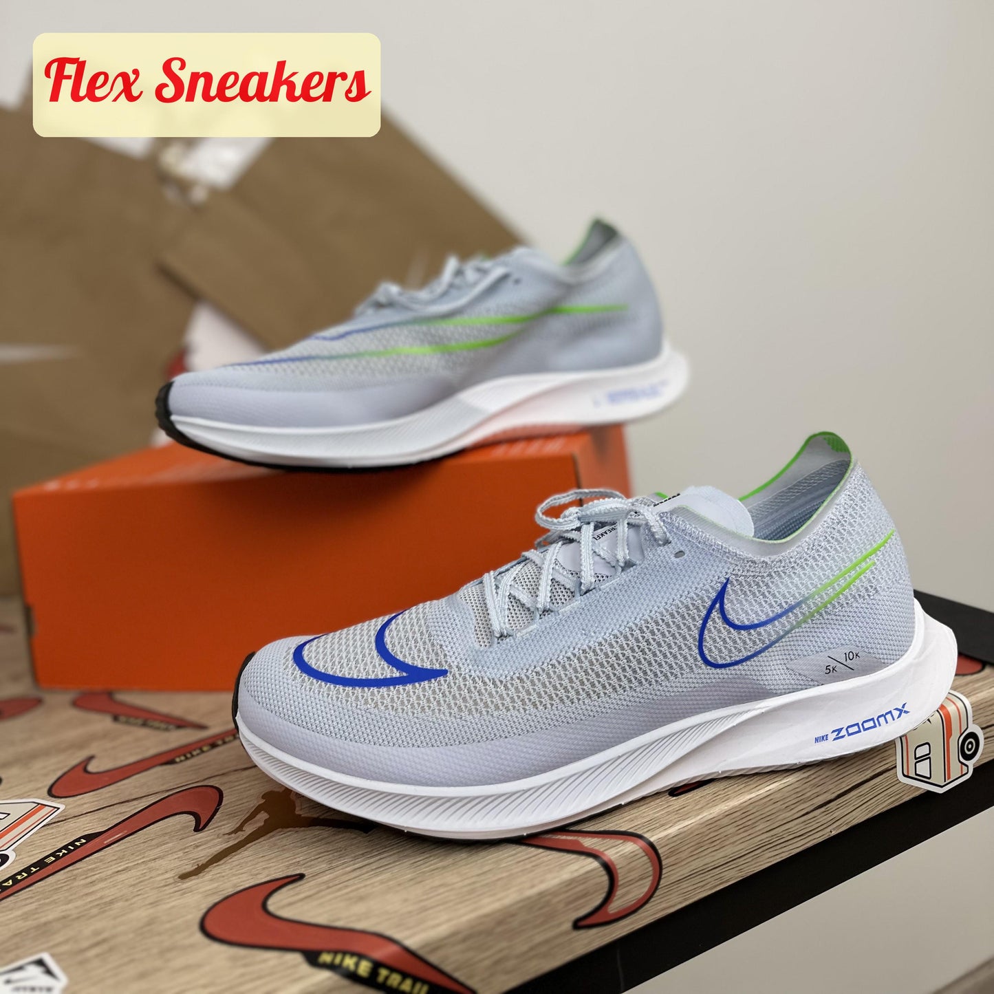 ZoomX Streakfly Grey/Green