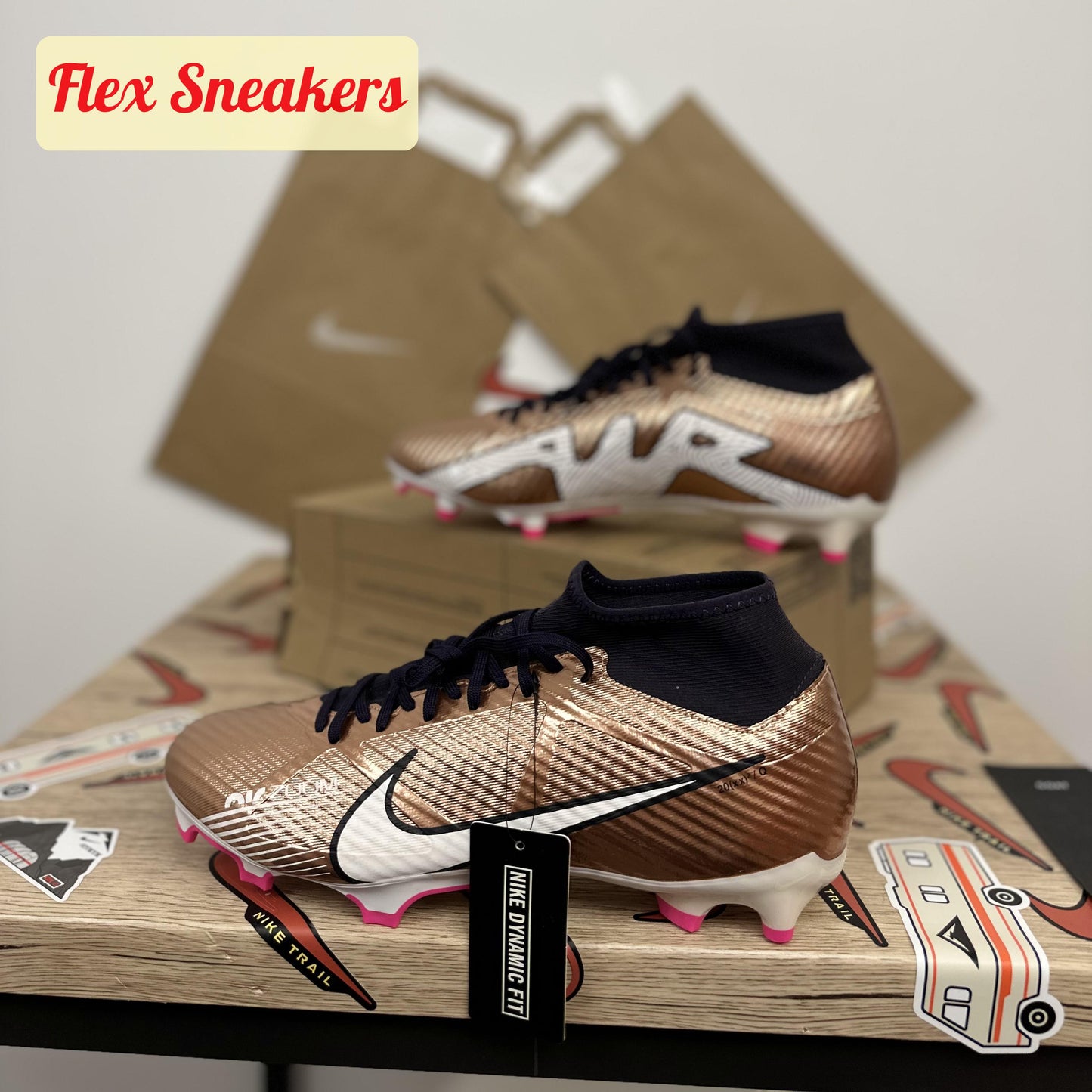 Zoom Superfly 9 Academy FG/MG Metallic-Copper