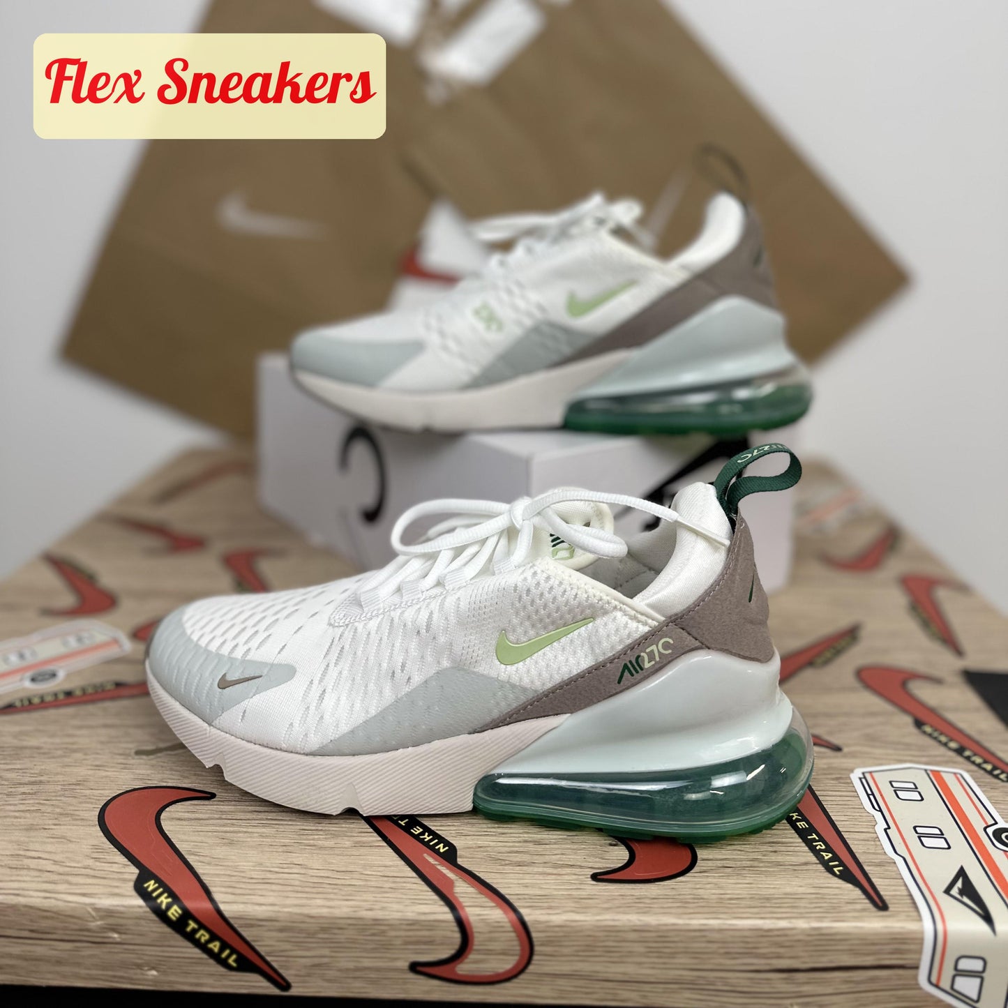 Air Max 270 White/Gorge-Green