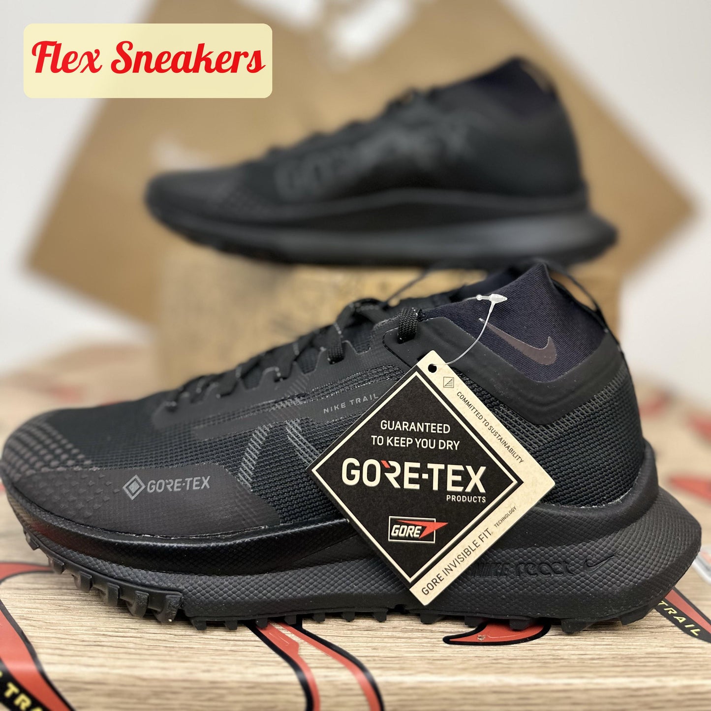 React Pegasus Trail 4 GTX Black