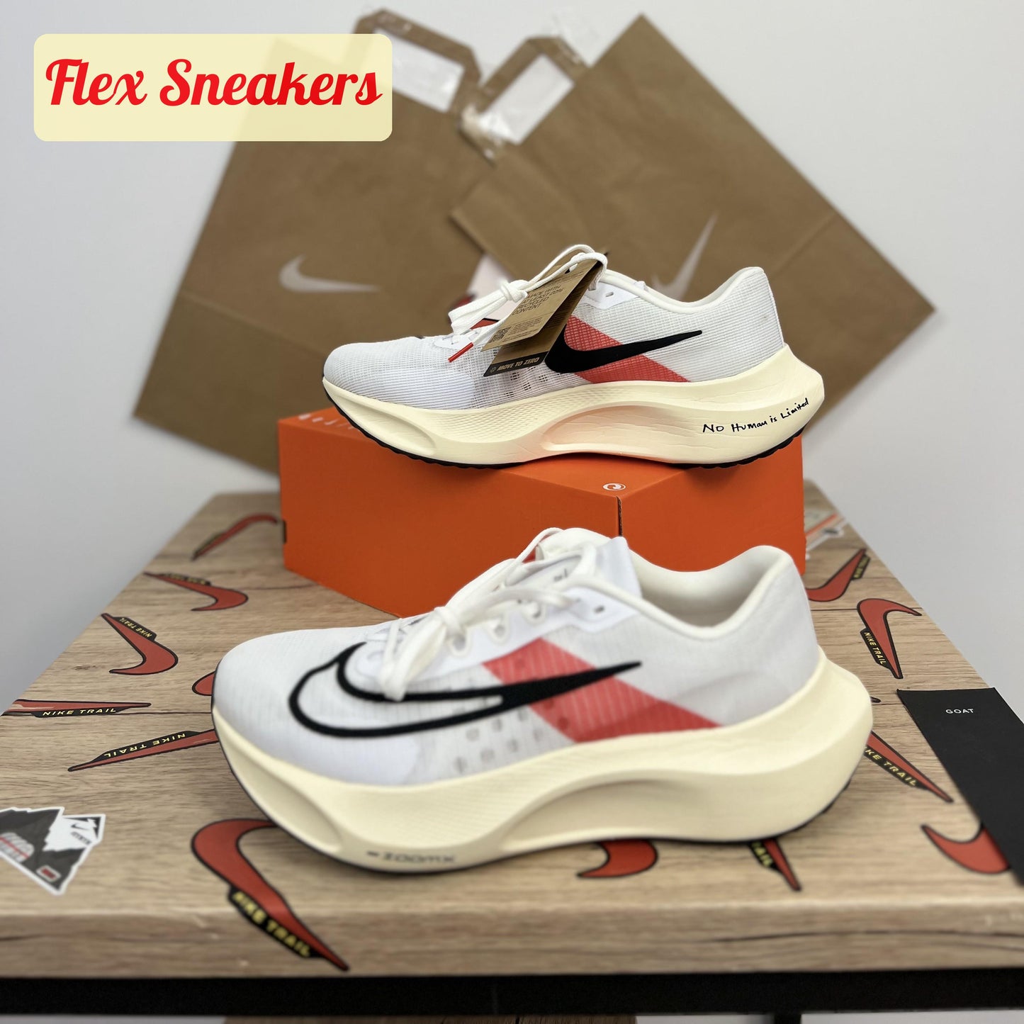Zoom Fly 5 EK White/Chile-Red