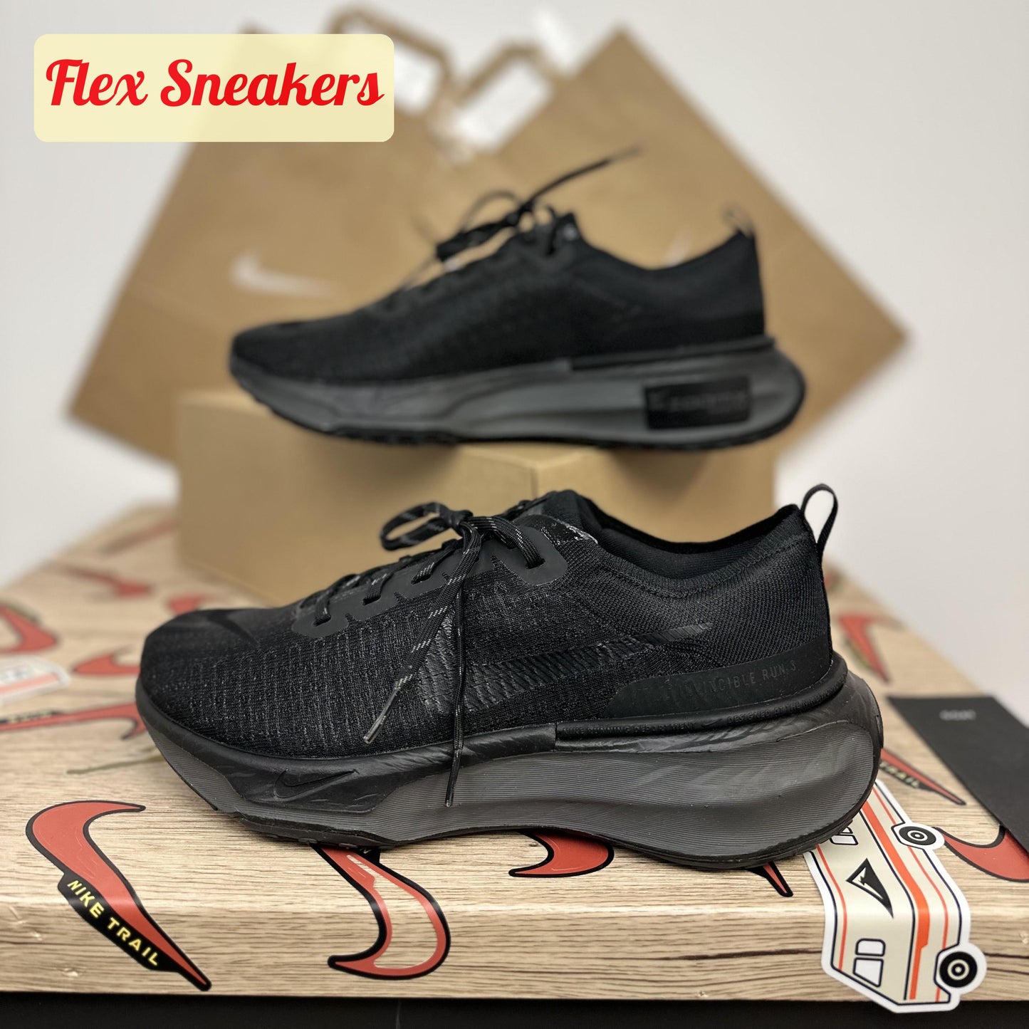 ZoomX Invincible Run FK 3 Black