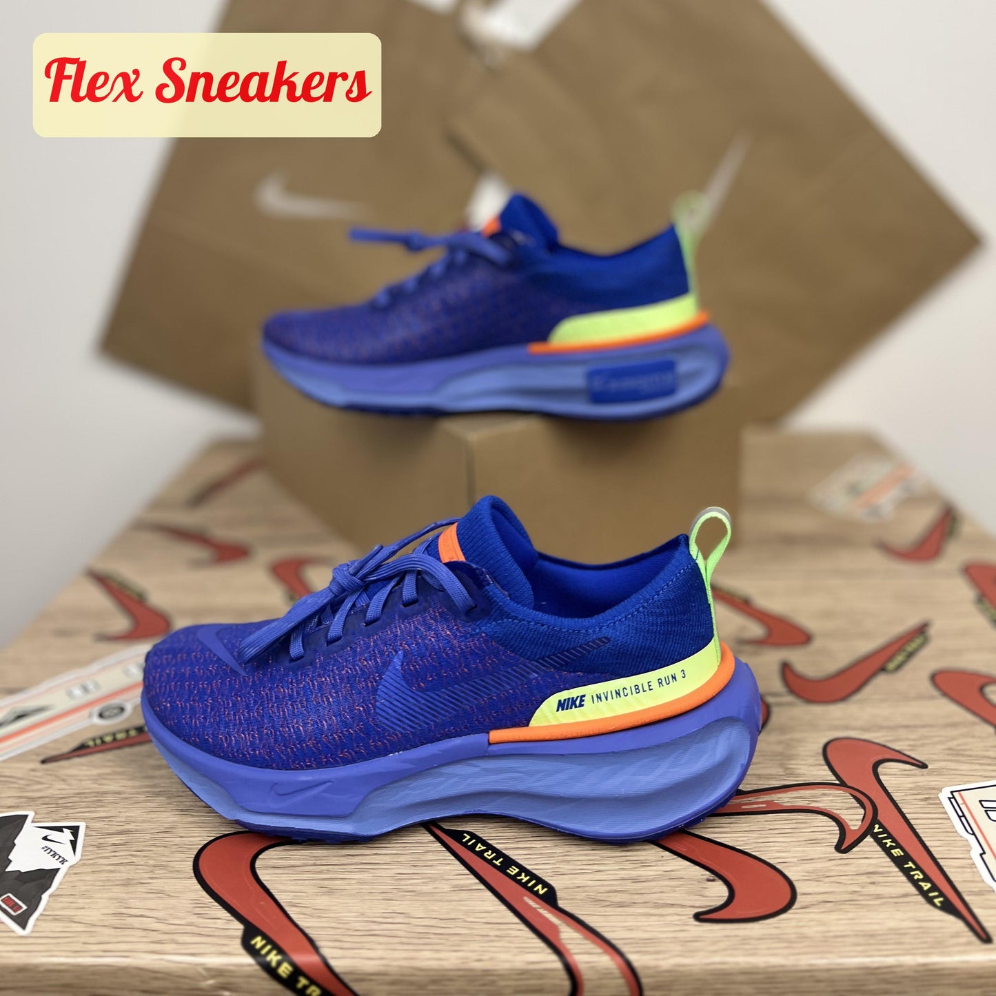 W ZoomX Invincible Run FK 3 Racer-Blue