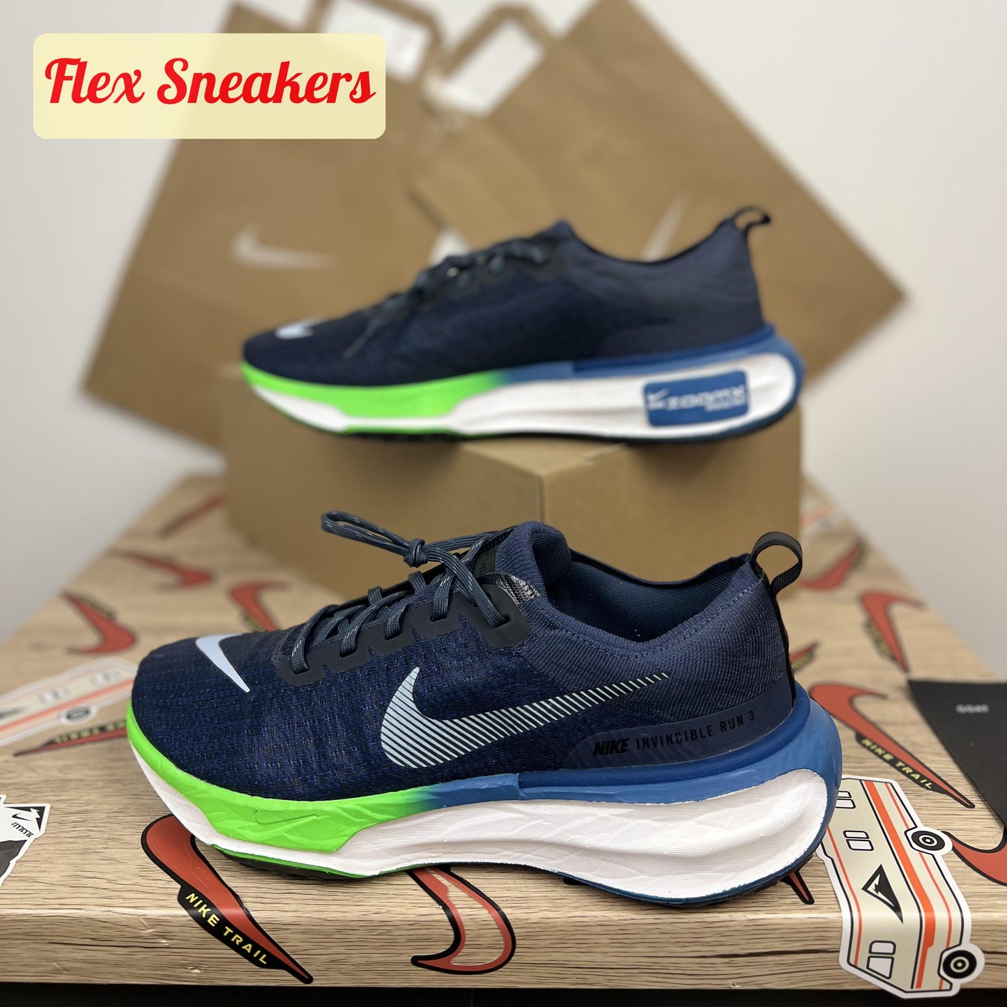 ZoomX Invincible Run FK 3 Thunder-Blue