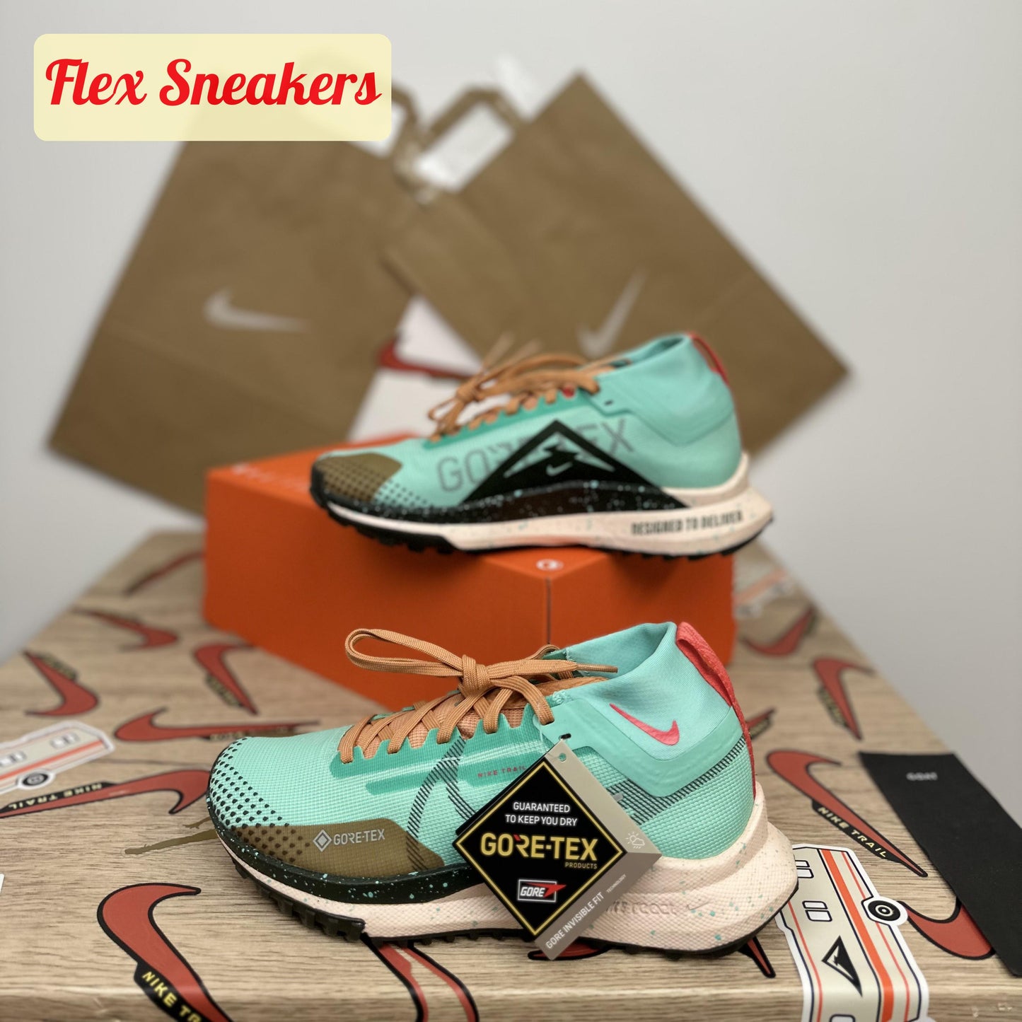 React Pegasus Trail 4 GTX Emerald